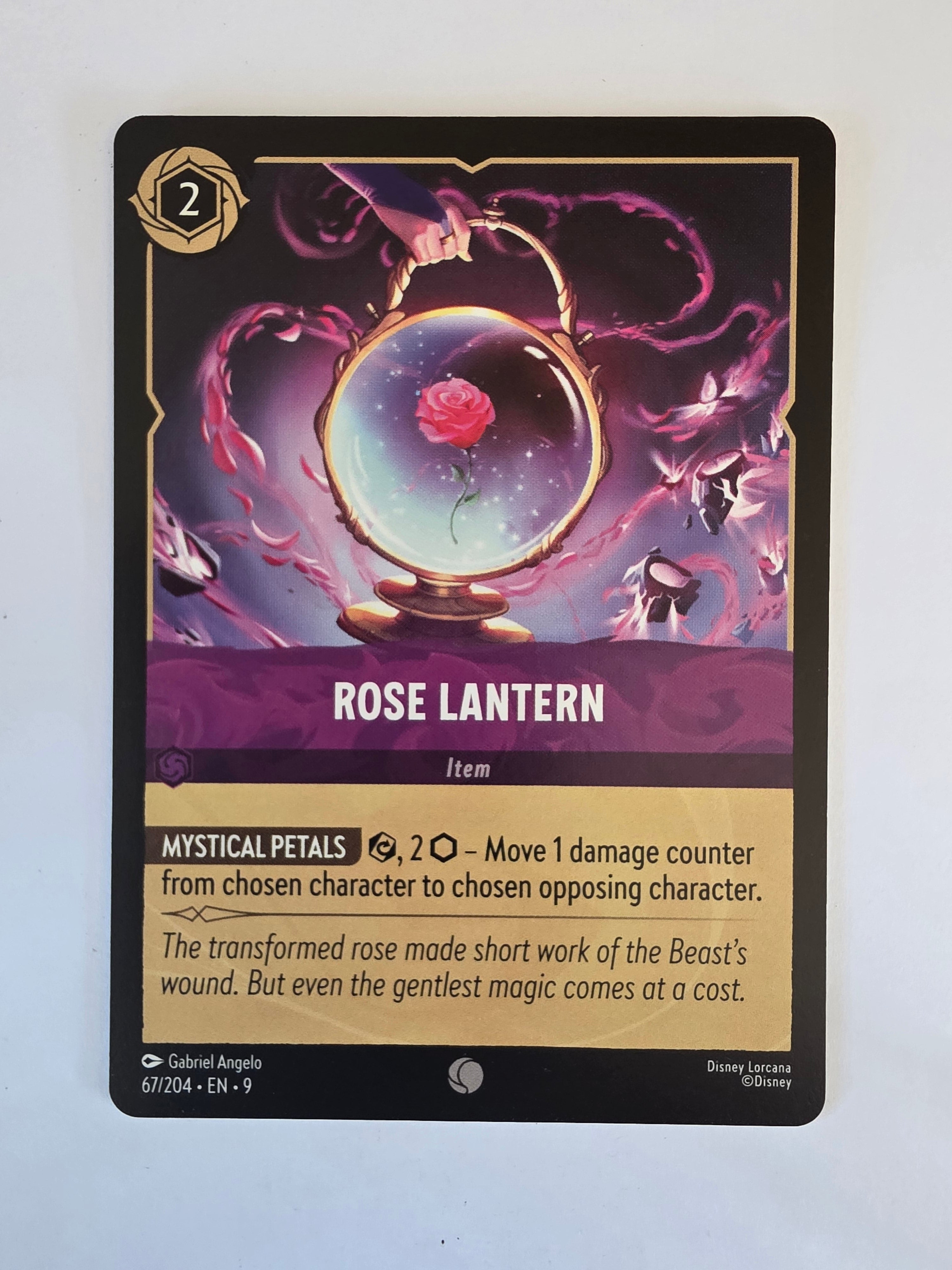 Disney Lorcana | Set 9 Fabled | 67/204 | Rose Lantern | Common
