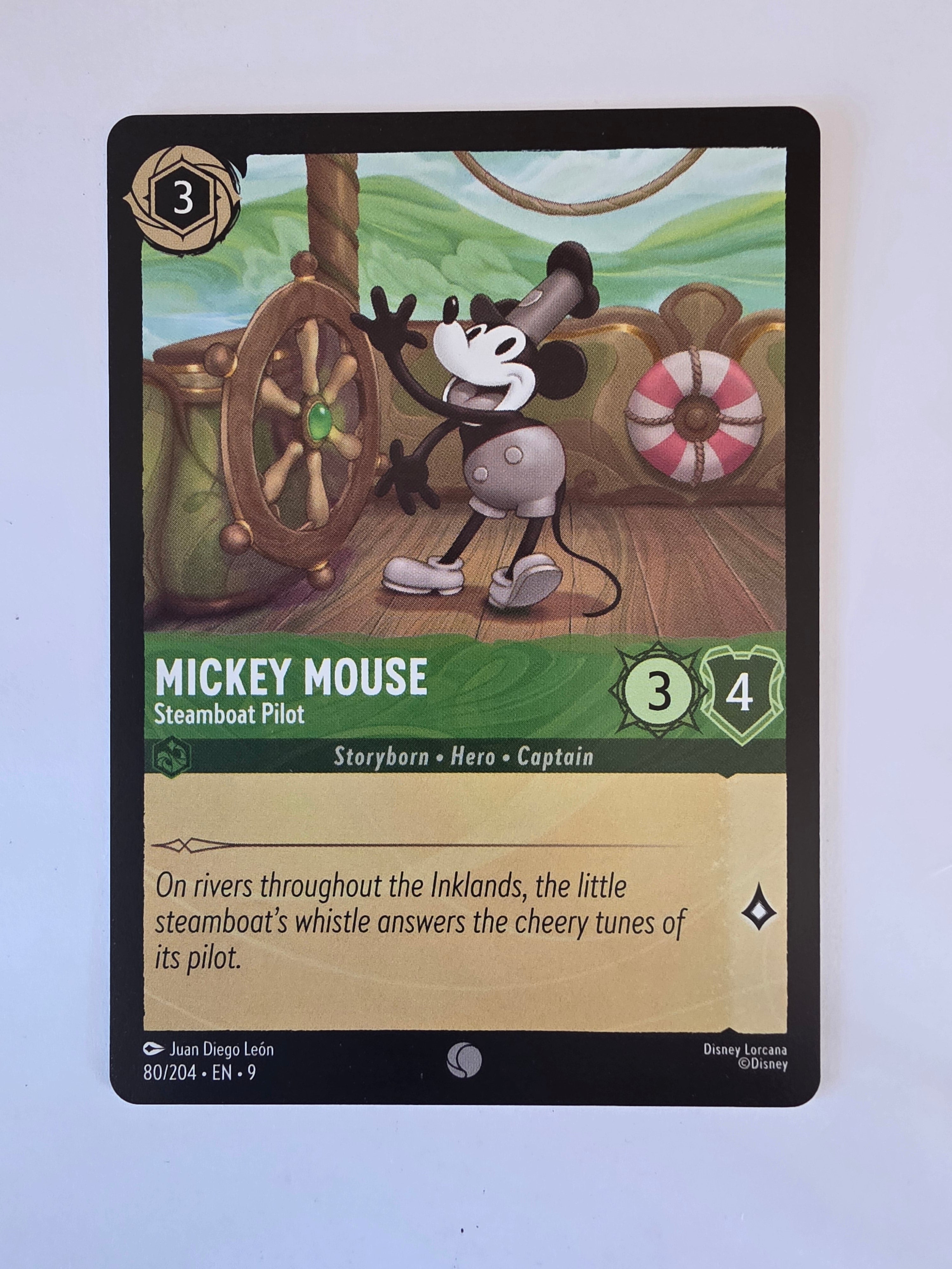 Disney Lorcana | Set 9 Fabled | 80/204 | Mickey Mouse - Steamboat Pilot | Common