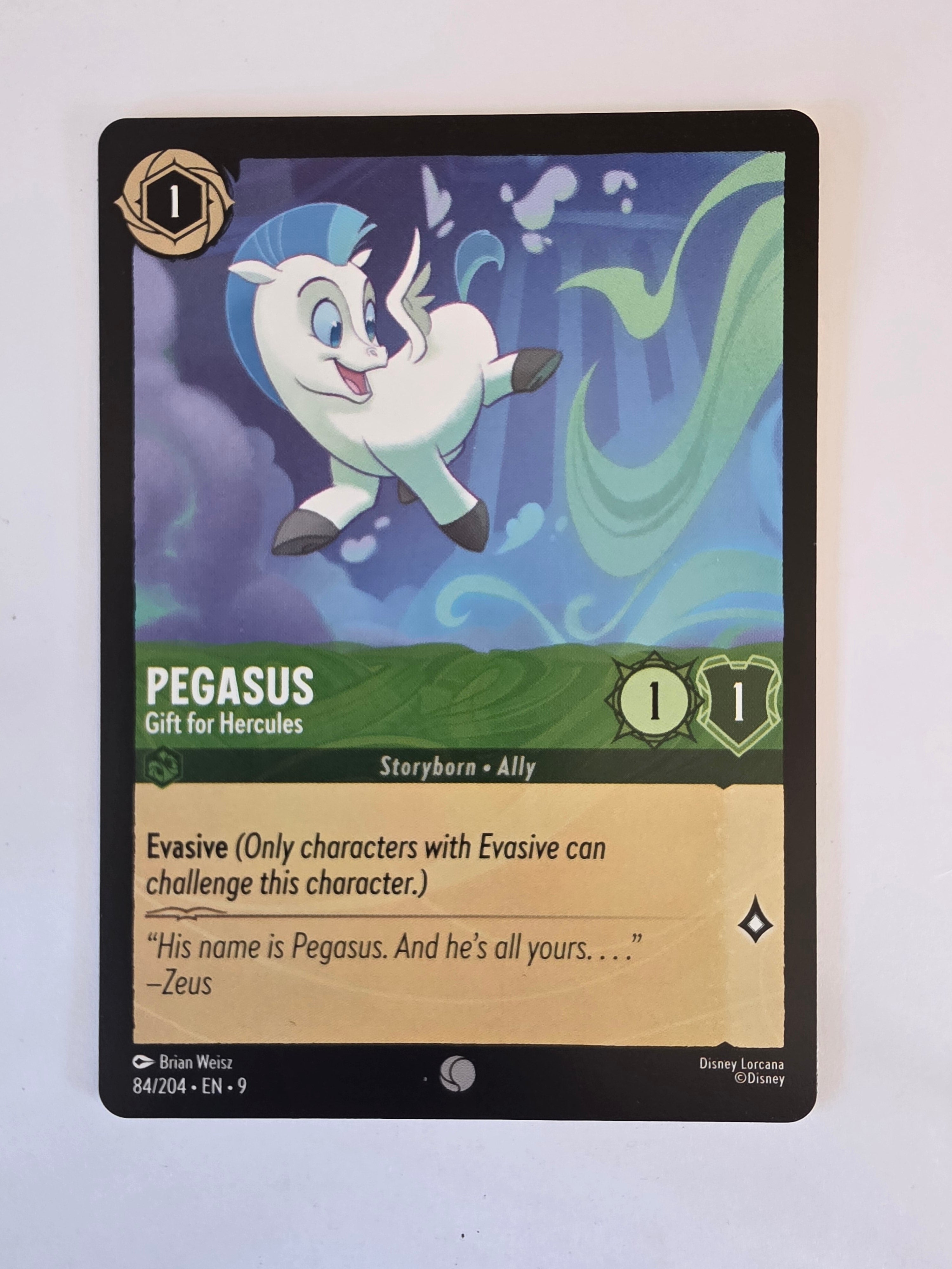 Disney Lorcana | Set 9 Fabled | 84/204 | Pegasus - Gift For Hercules | Common