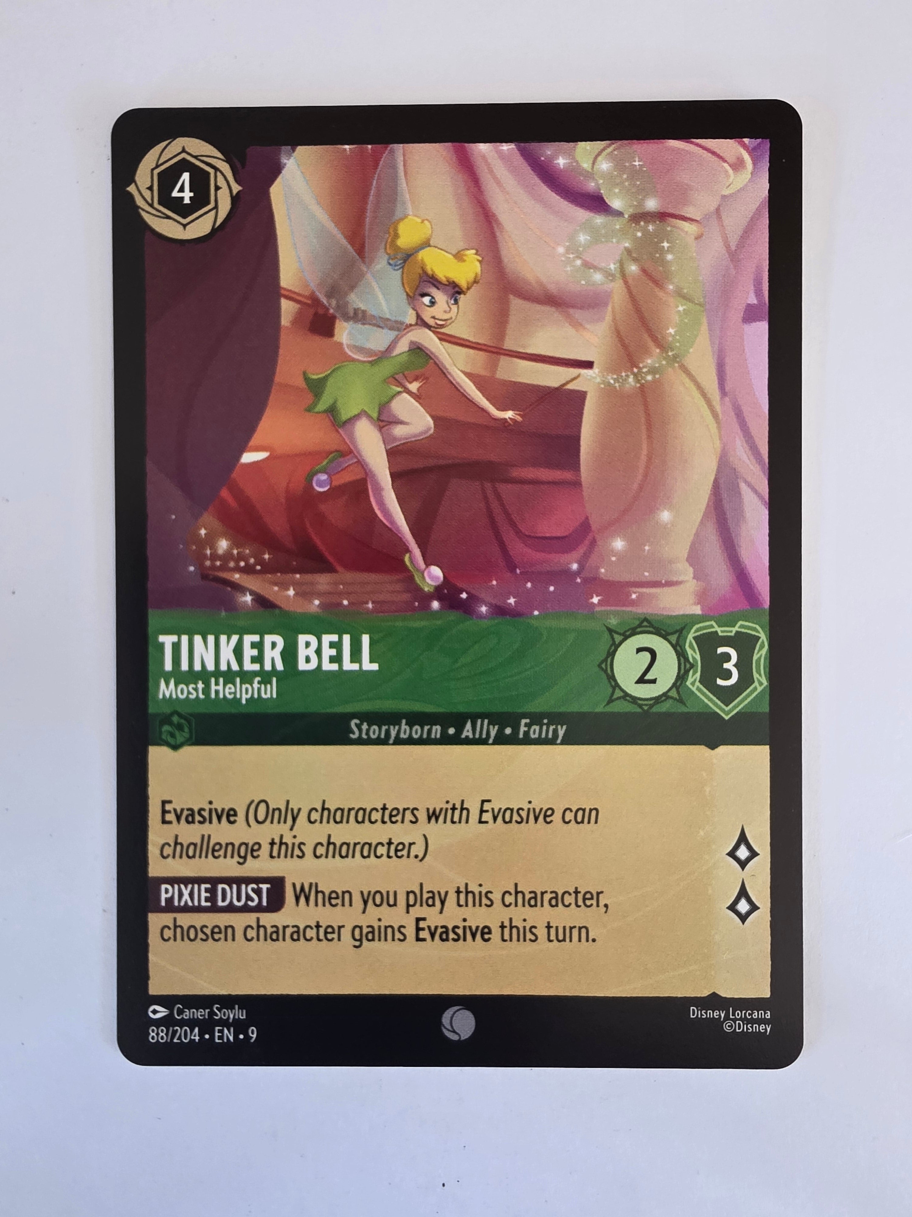 Disney Lorcana | Set 9 Fabled | 88/204 | Tinker Bell - Most Helpful | Common