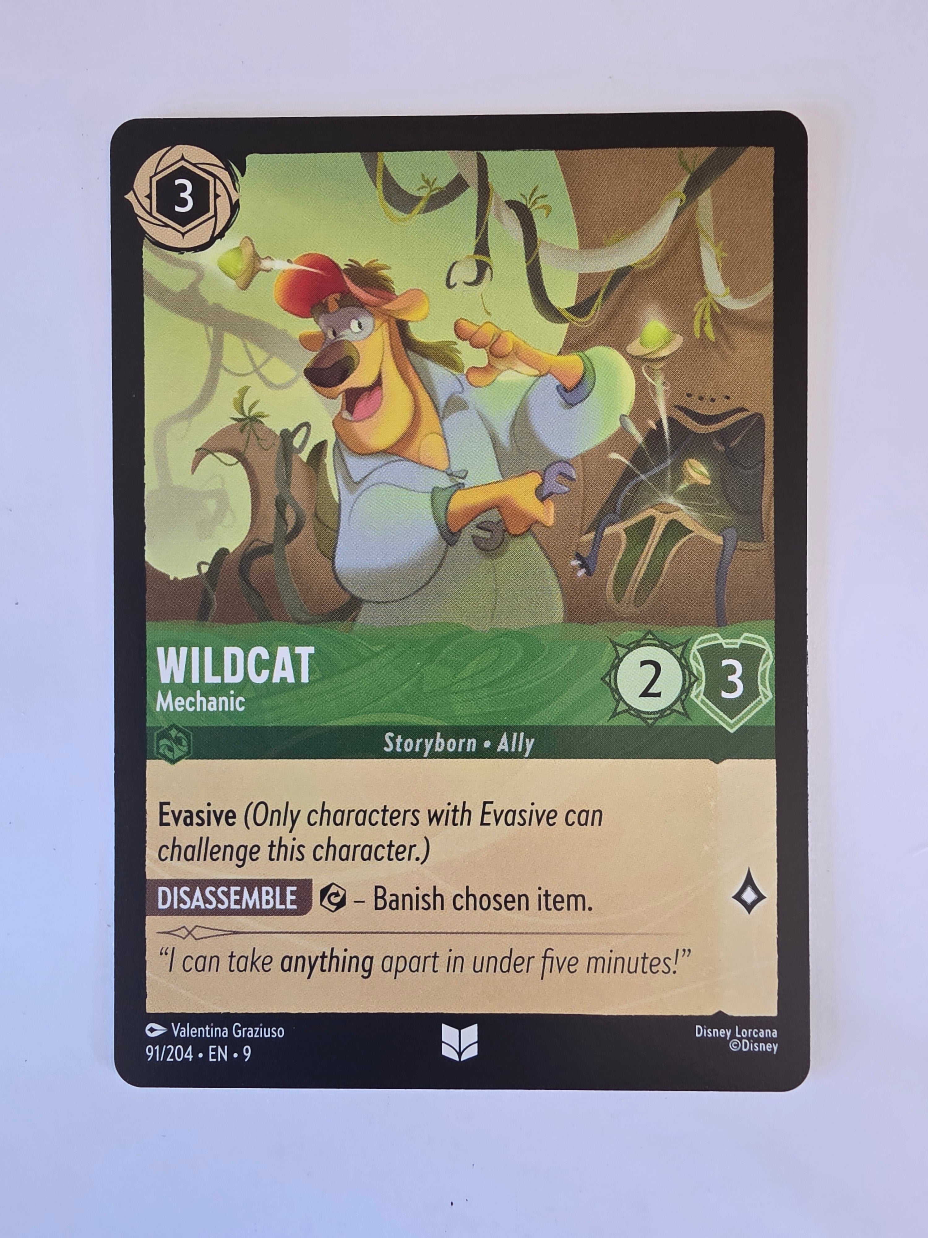 Disney Lorcana | Set 9 Fabled | 91/204 | Wildcat - Mechanic | Uncommon