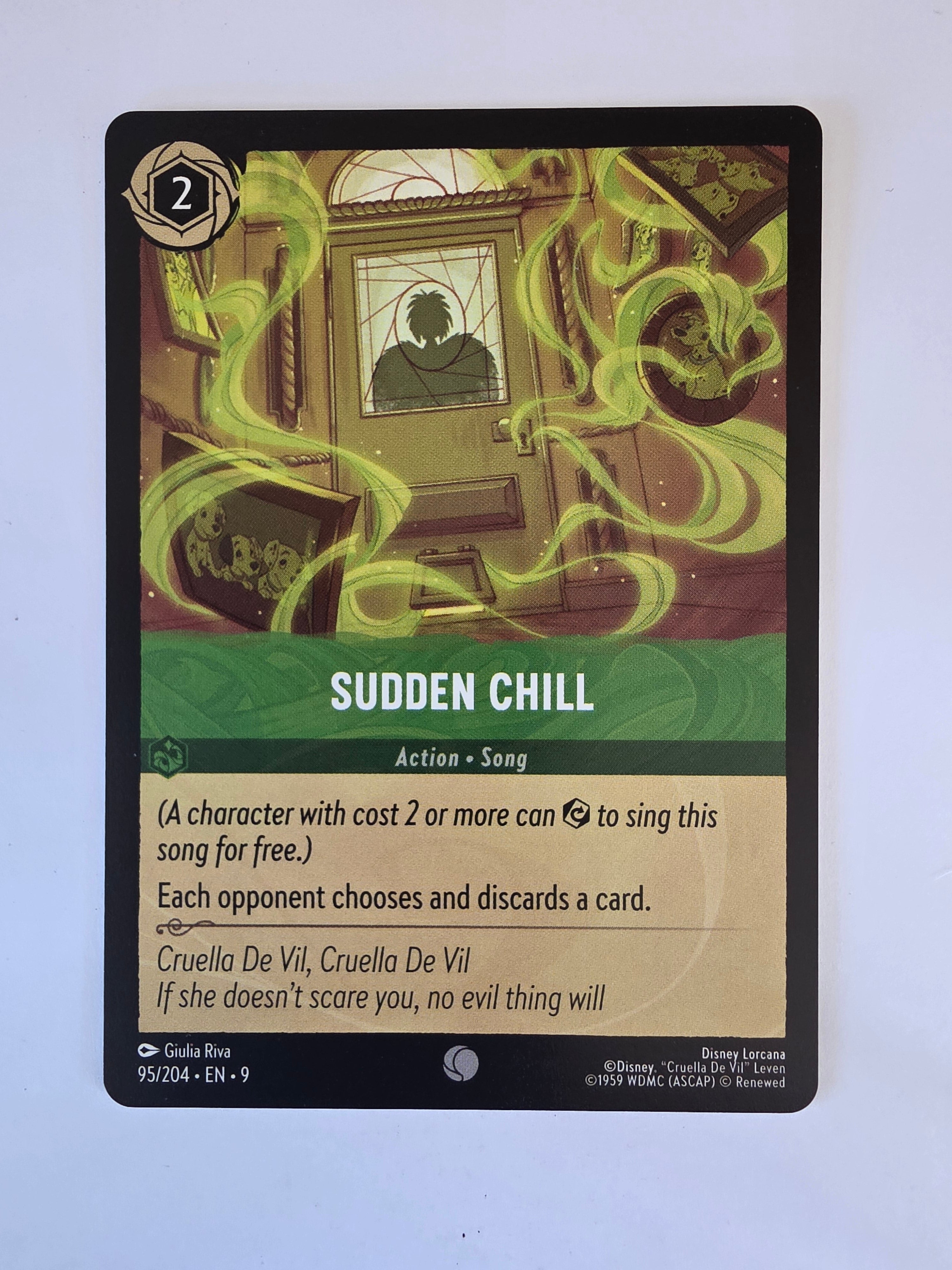 Disney Lorcana | Set 9 Fabled | 95/204 | Sudden Chill | Common