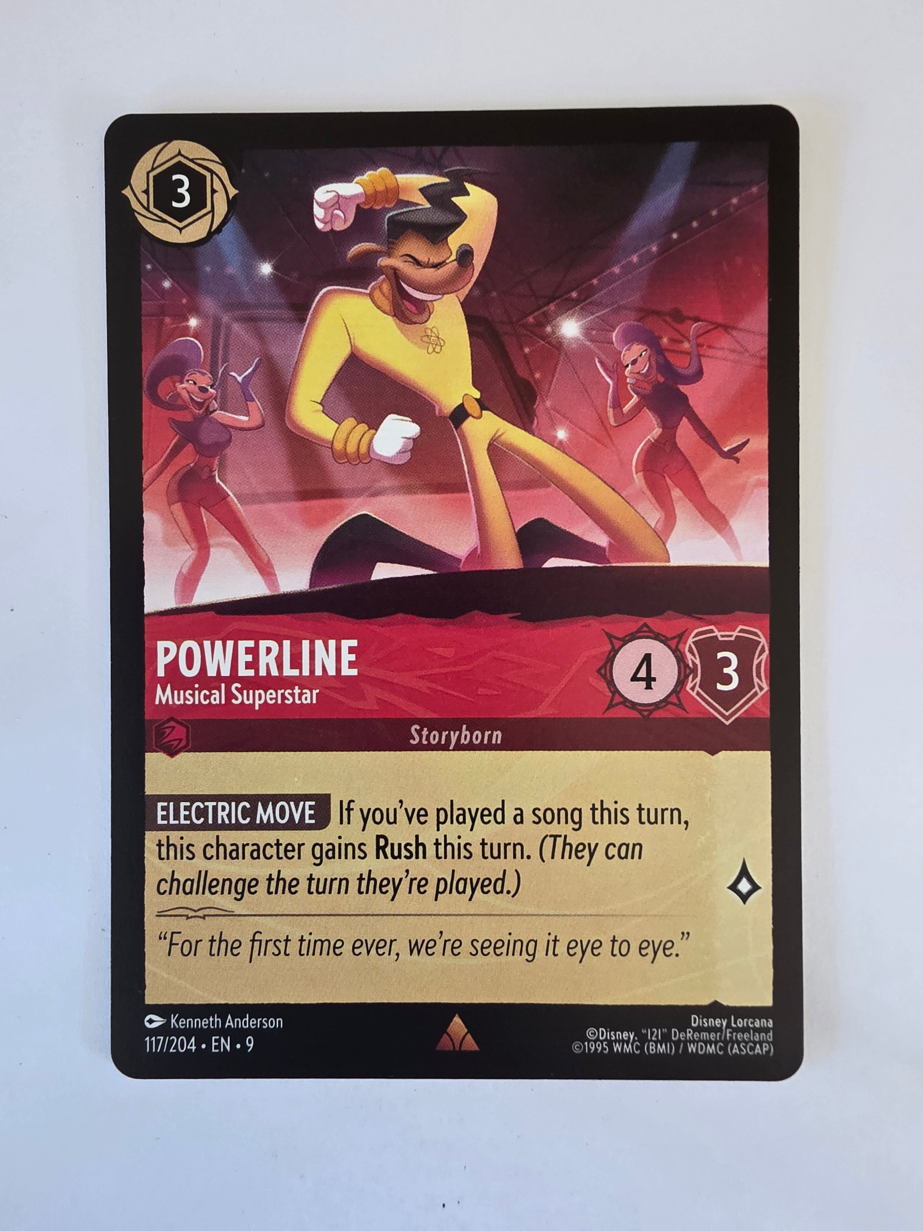 Disney Lorcana | Set 9 Fabled | 117/204 | Powerline - Musical Superstar | Rare
