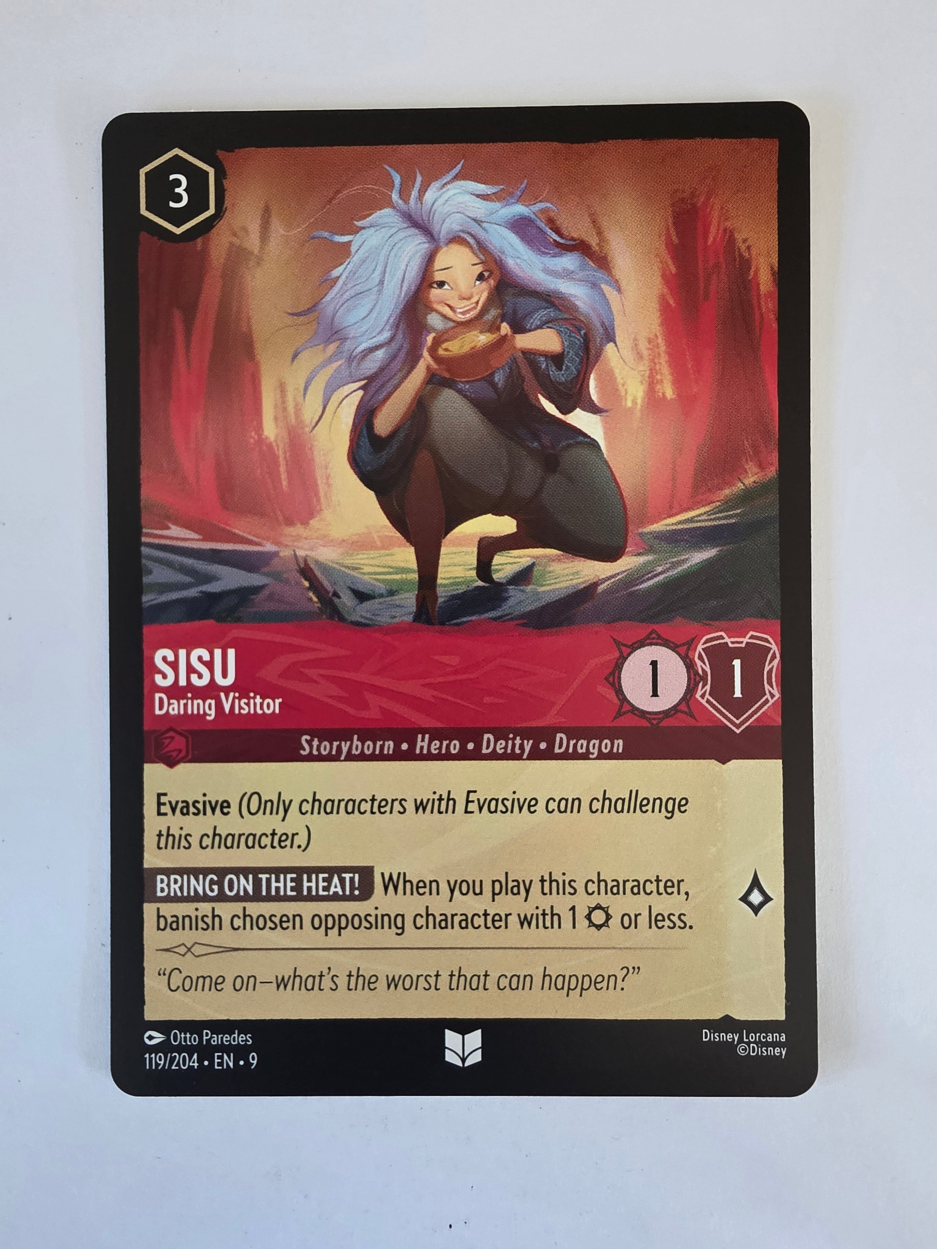 Disney Lorcana | Set 9 Fabled | 119/204 | Sisu - Daring Visitor | Uncommon