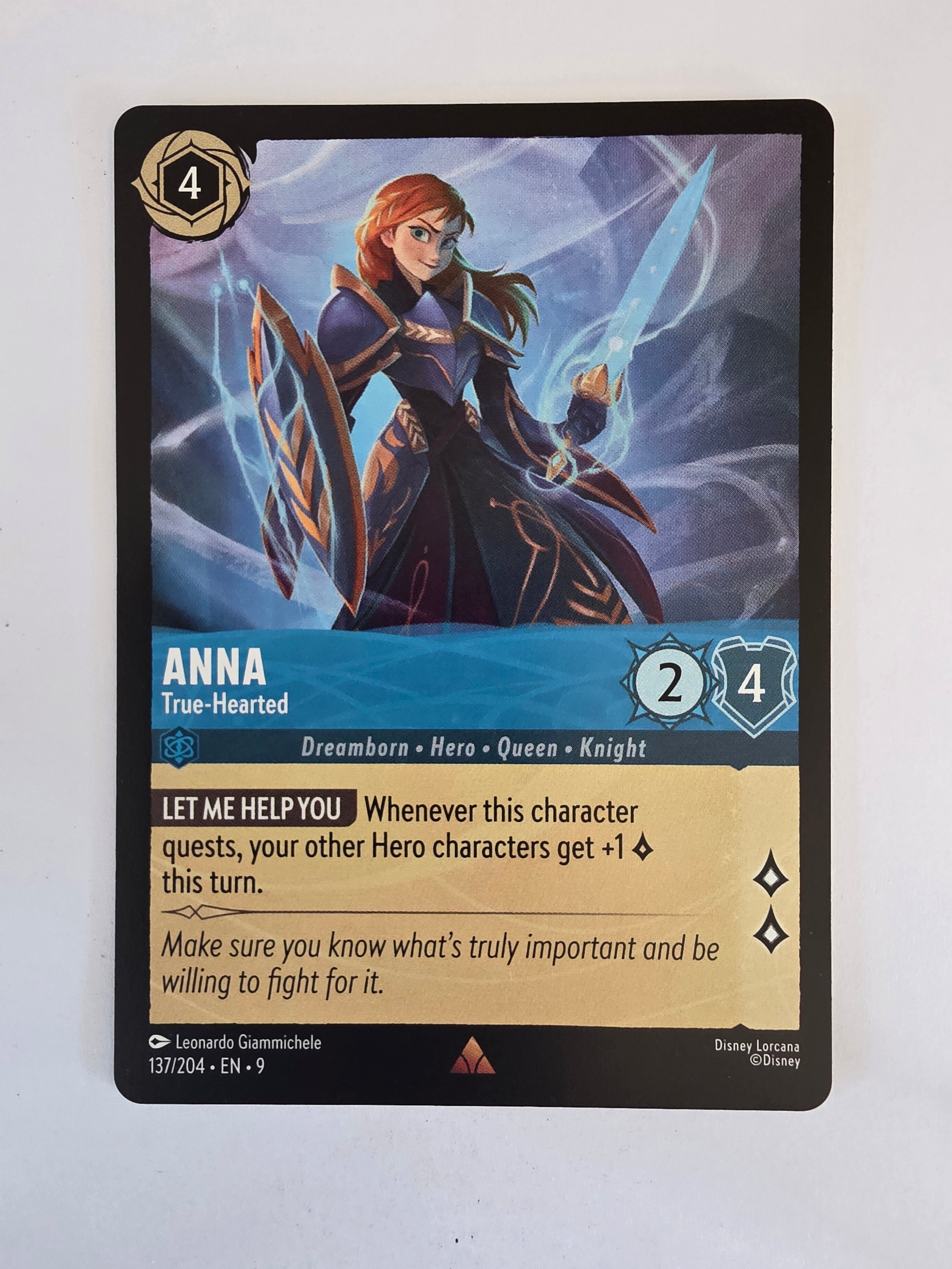 Disney Lorcana | Set 9 Fabled | 137/204 | Anna - True-Hearted | Rare