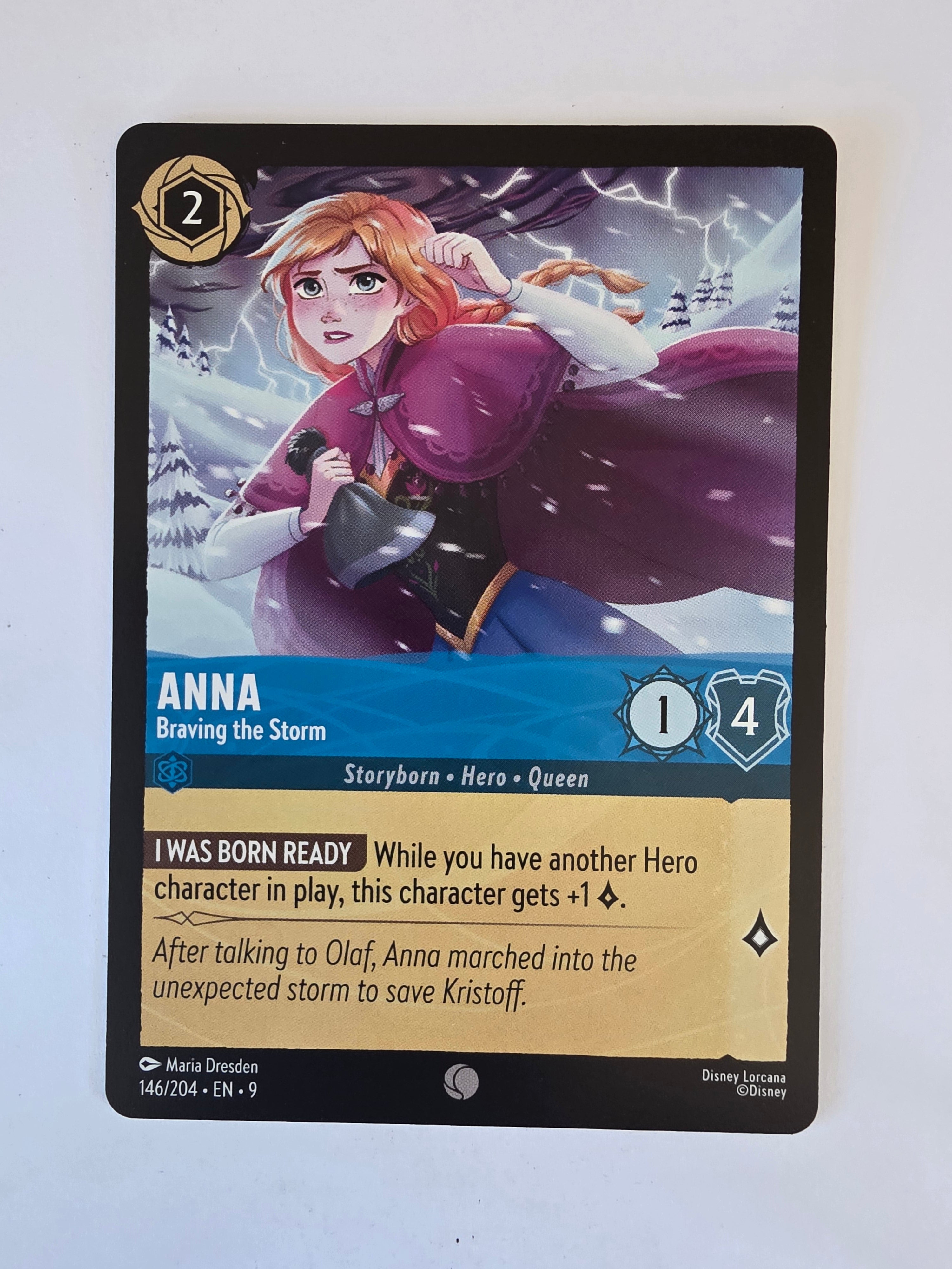 Disney Lorcana | Set 9 Fabled | 146/204 | Anna - Braving the Storm | Common