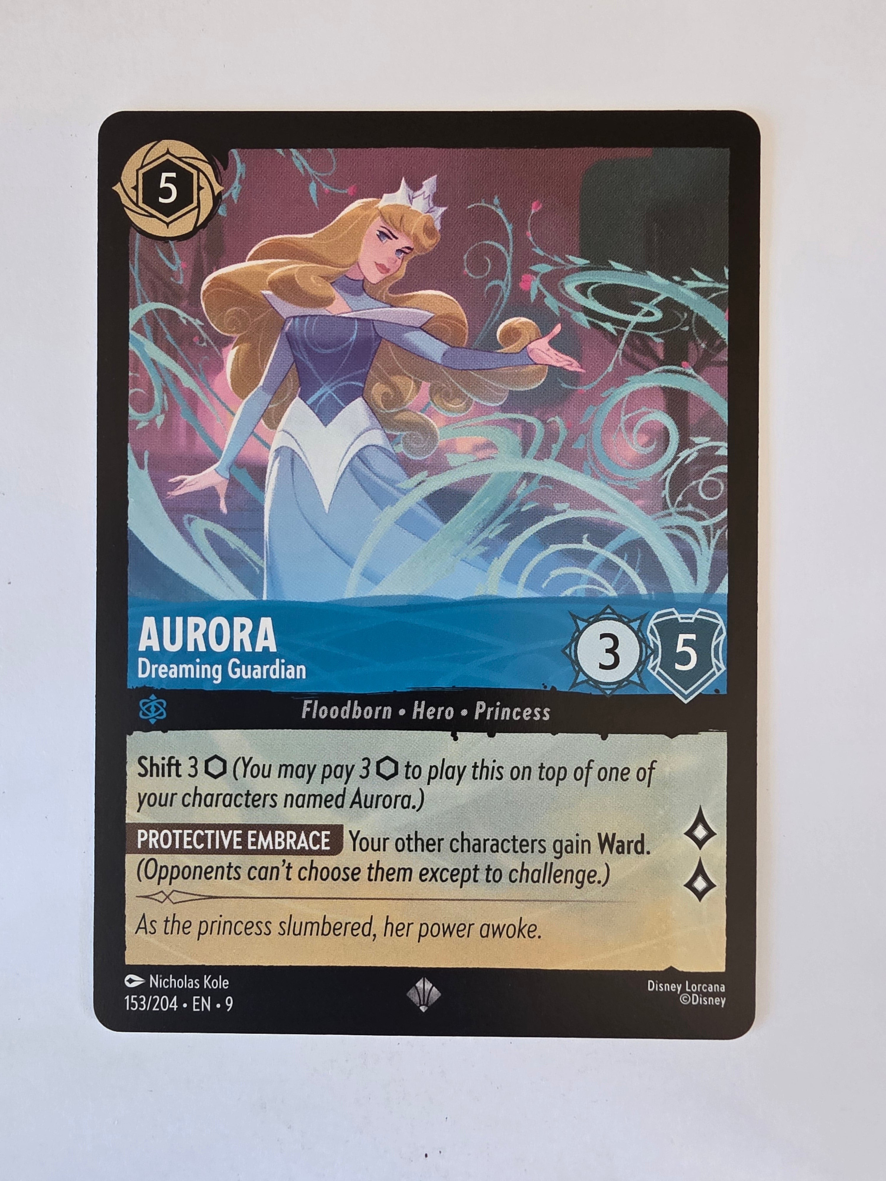 Disney Lorcana | Fabled | 153/204 | Aurora - Dreaming Guardian | Super Rare