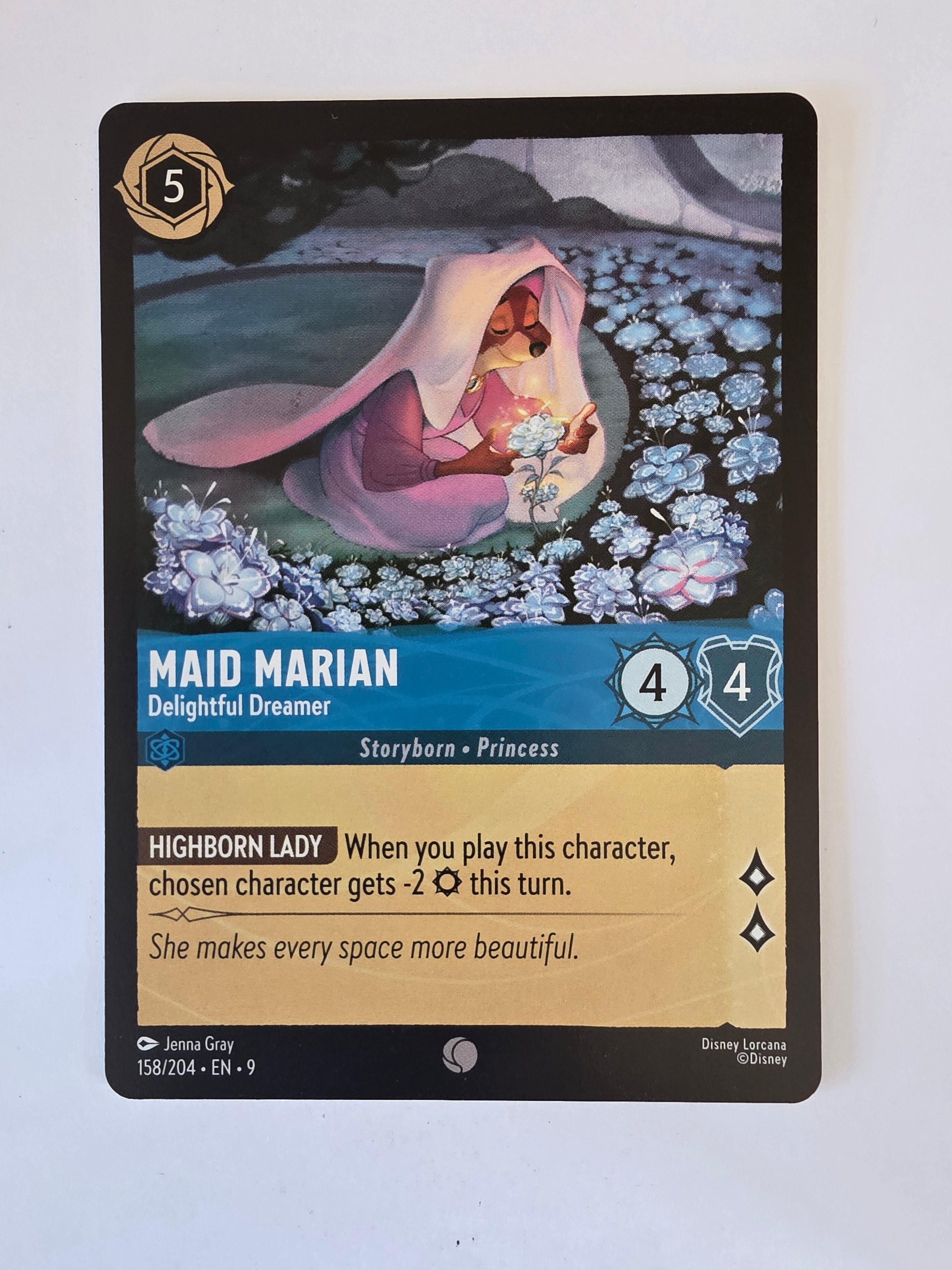 Disney Lorcana | Fabled | 158/204 | Maid Marian - Delightful Dreamer | Common