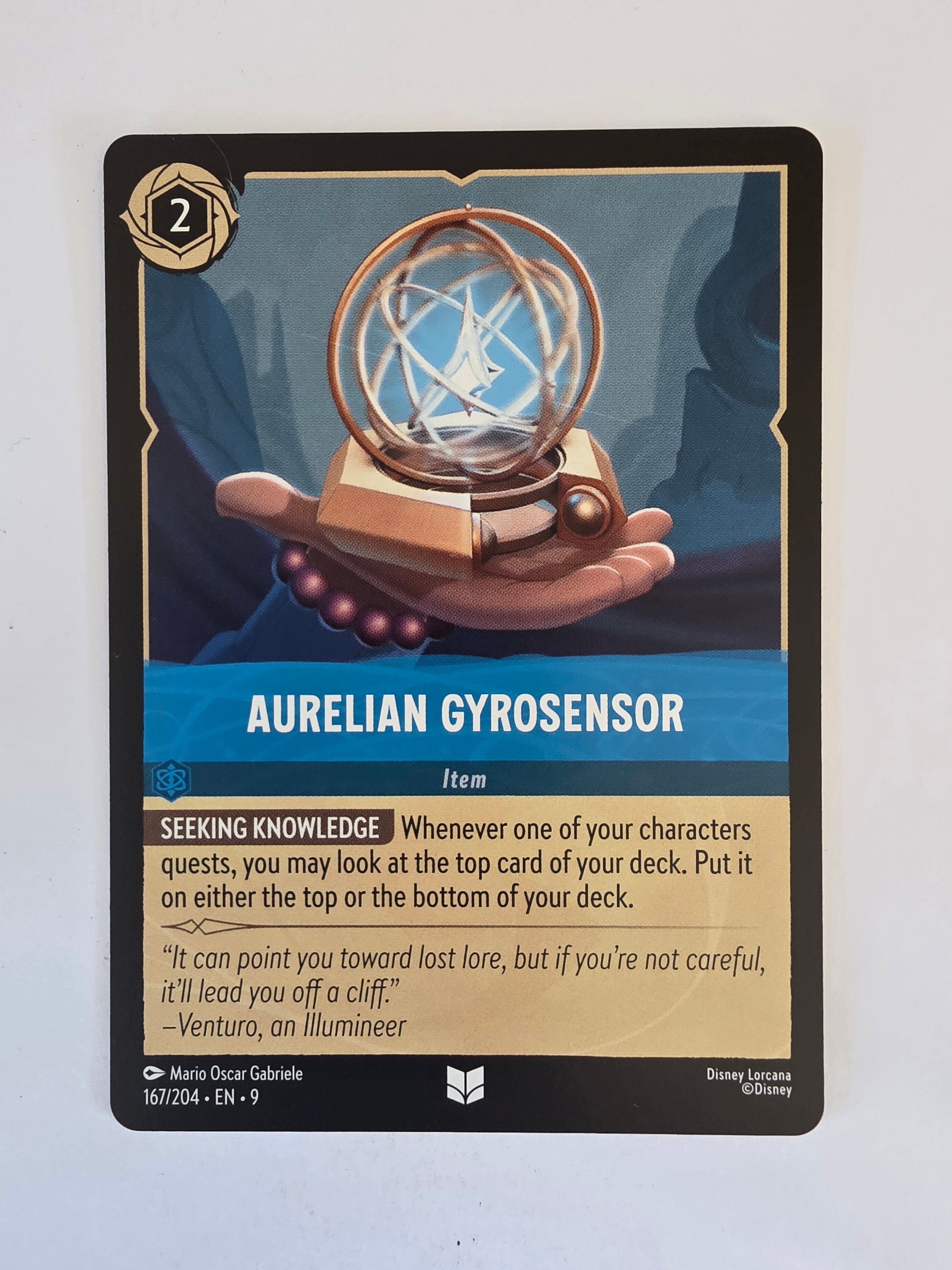 Disney Lorcana | Set 9 Fabled | 167/204 | Aurelian Gyrosensor | Super Rare