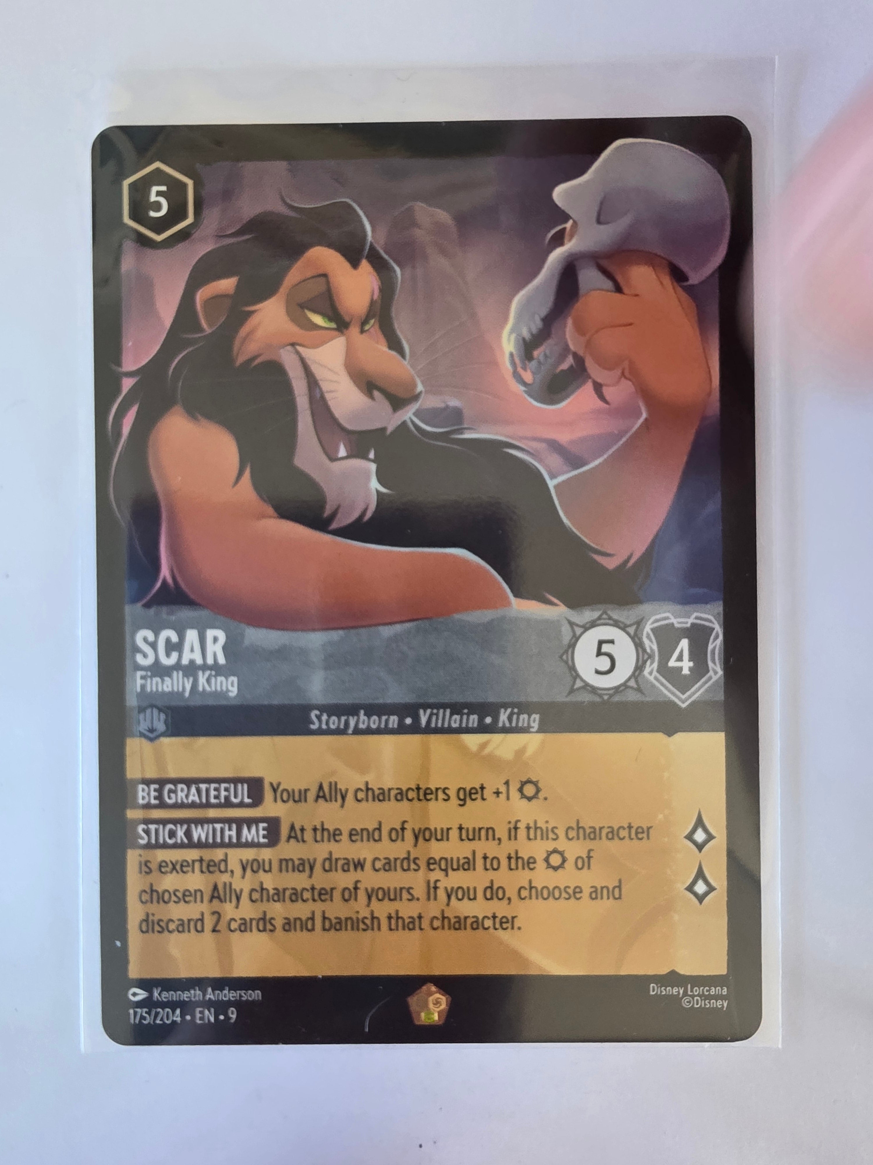 Disney Lorcana | Set 9 Fabled | 175/204 | Scar - Finally King | Legendary
