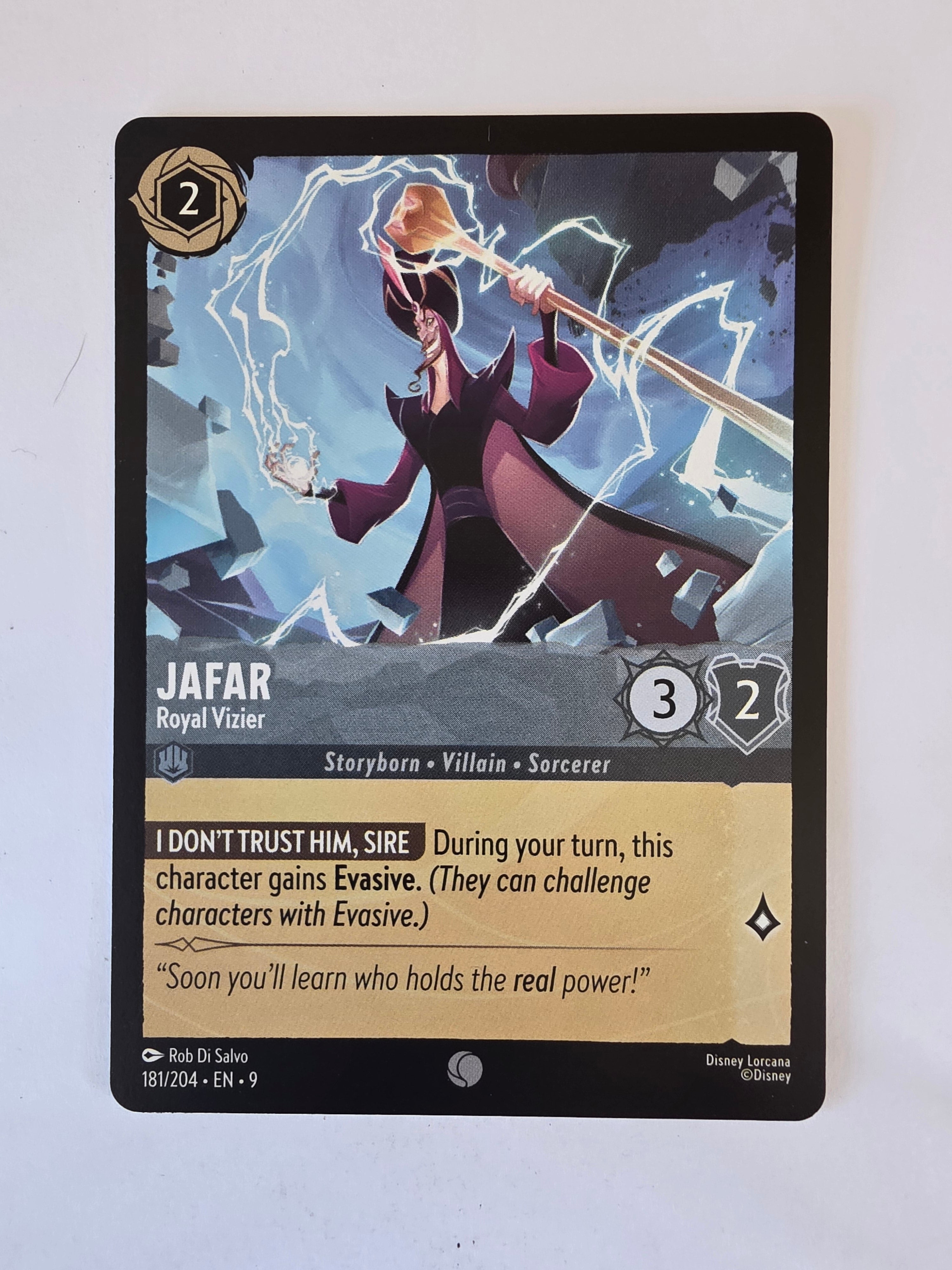 Disney Lorcana | Set 9 Fabled | 181/204 | Jafar - Royal Vizier | Common