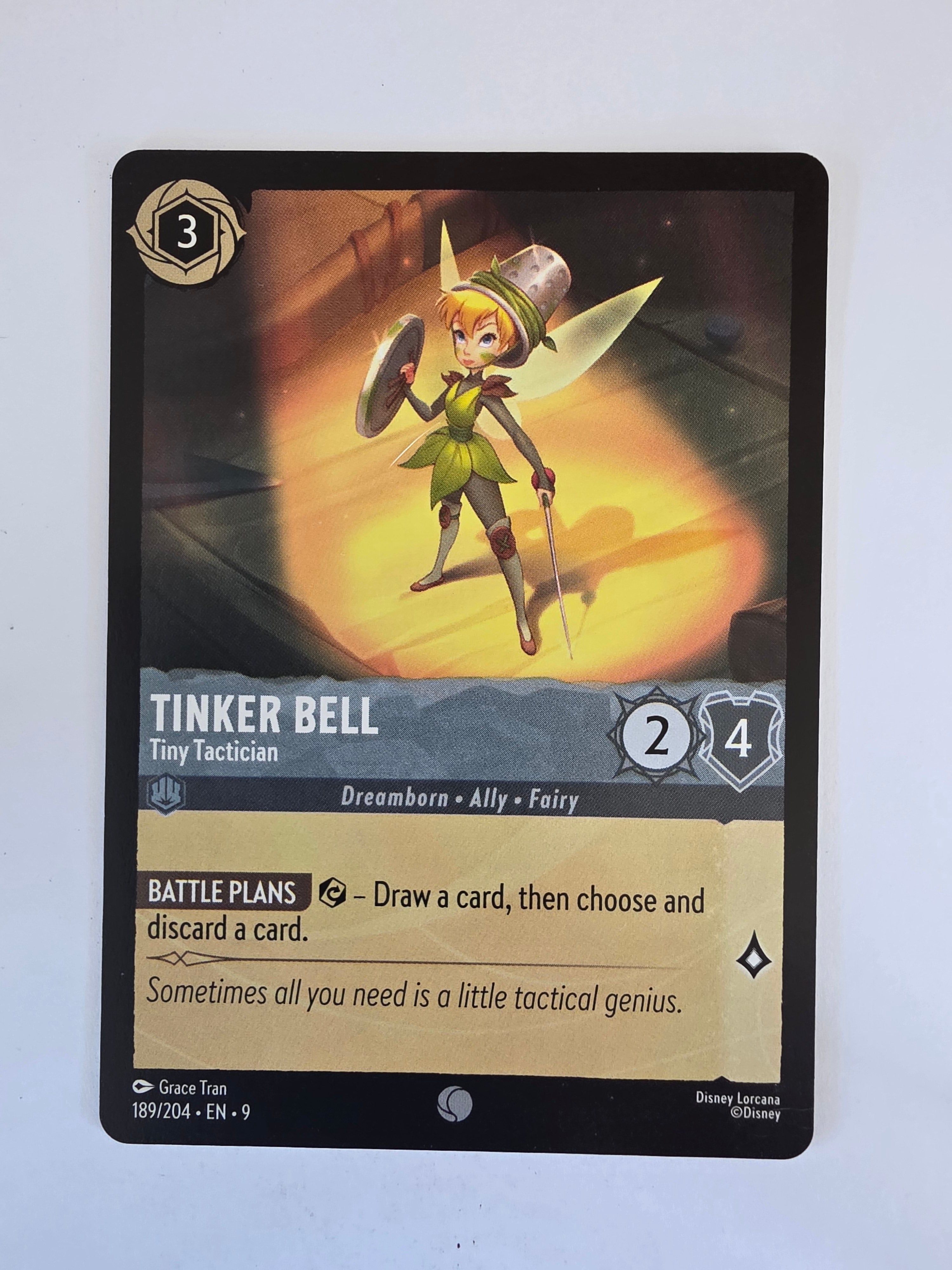 Disney Lorcana | Set 9 Fabled | 189/204 | Tinker Bell - Tiny Tactician | Common
