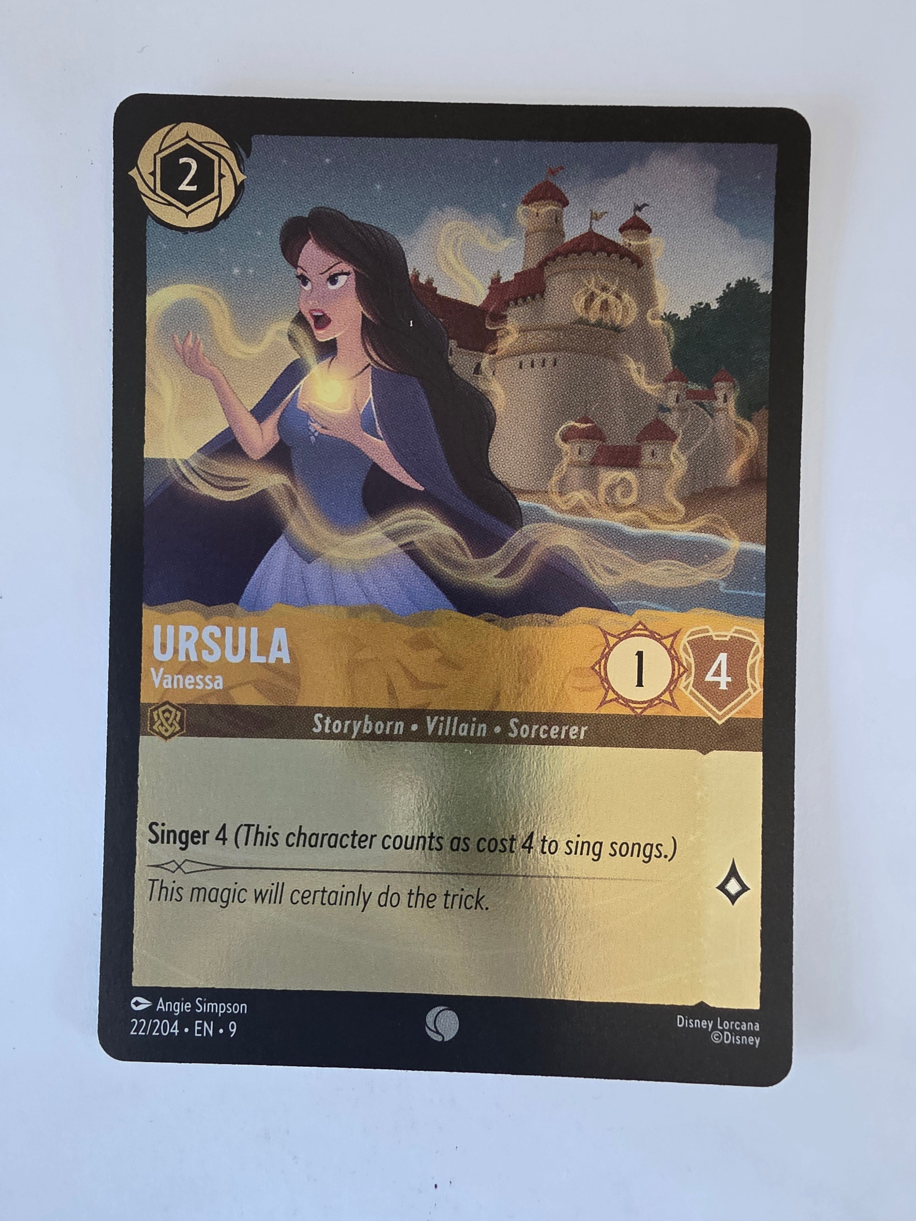 Disney Lorcana | Fabled | 22/204 | COLDFOIL | Ursula - Vanessa | Common