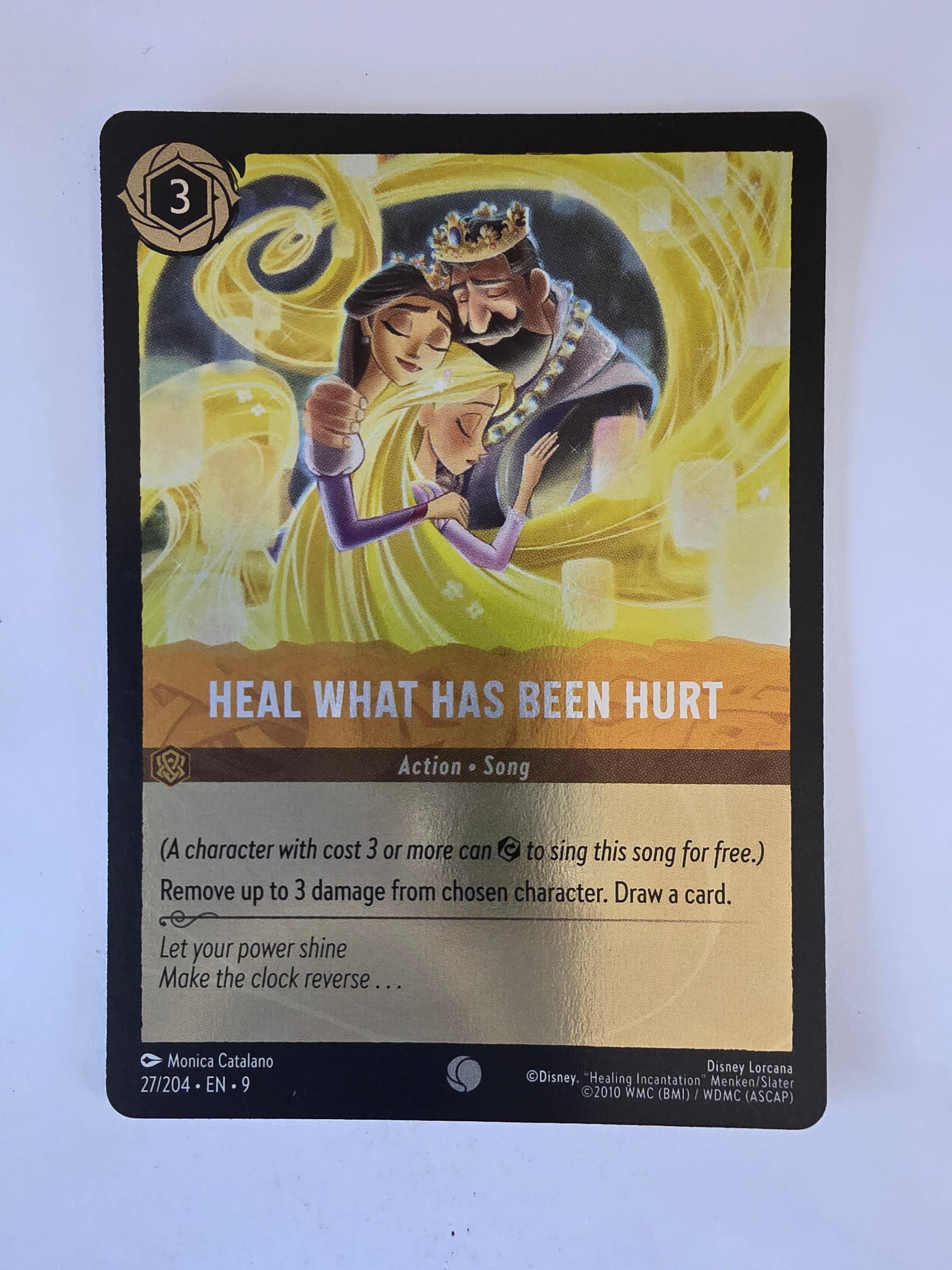 Disney Lorcana | Fabled | 27/204 | COLDFOIL | Heal What Has Been Hurt | Common
