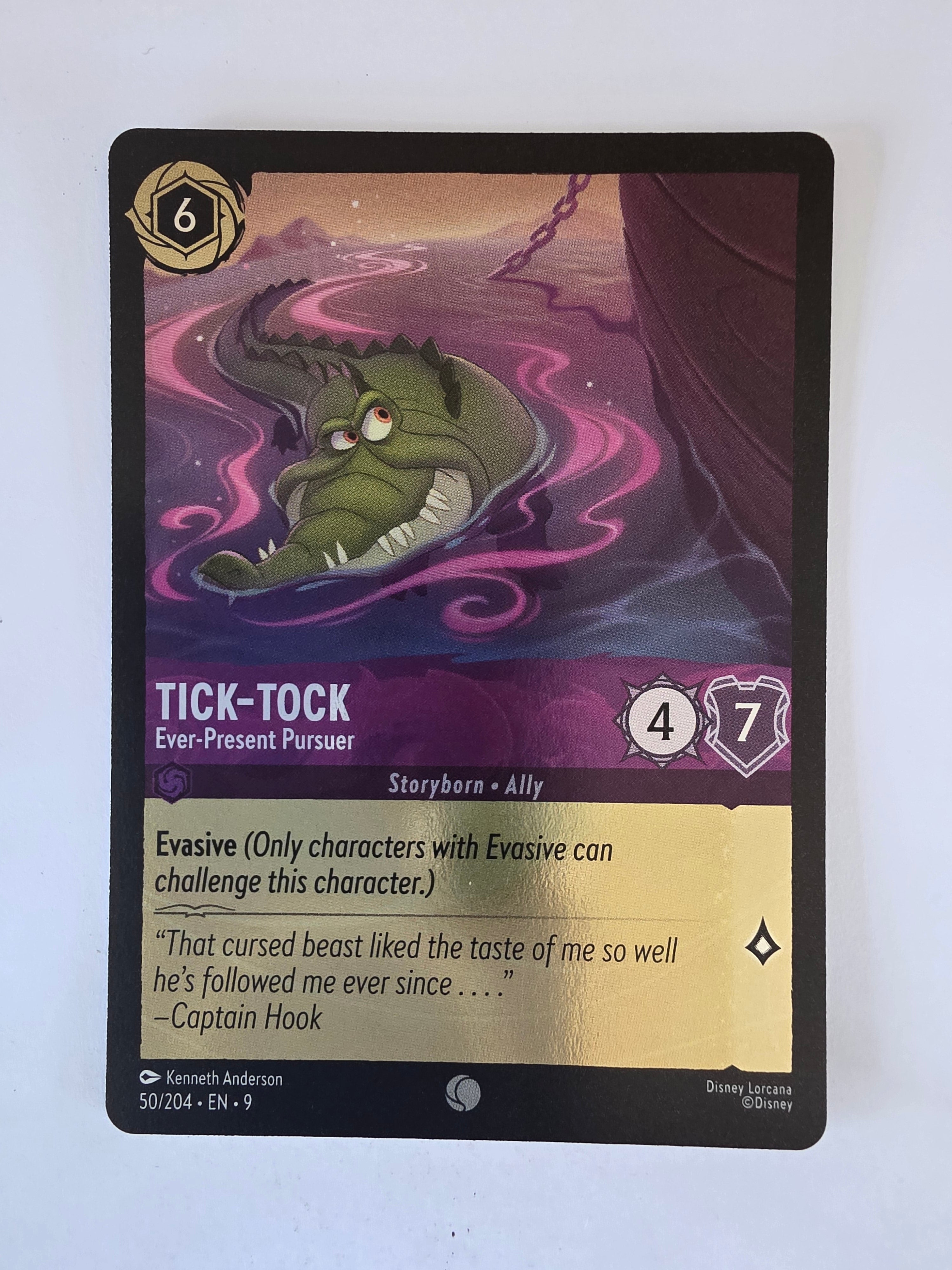 Lorcana | Fabled | 50/204 | COLDFOIL | Tick-Tock - Ever-Present Pursuer | Common