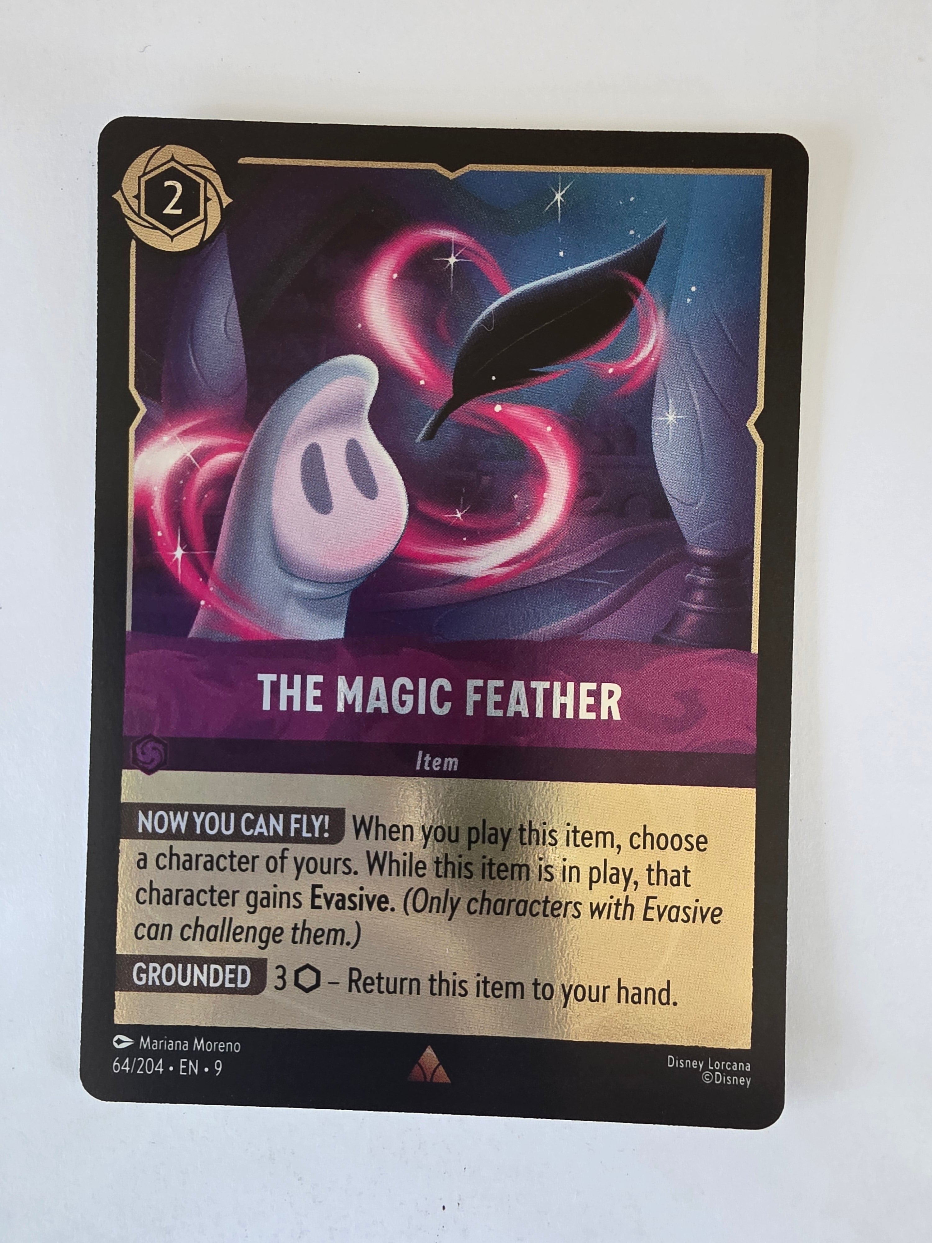 Disney Lorcana | Fabled | 64/204 | COLDFOIL | The Magic Feather | Rare