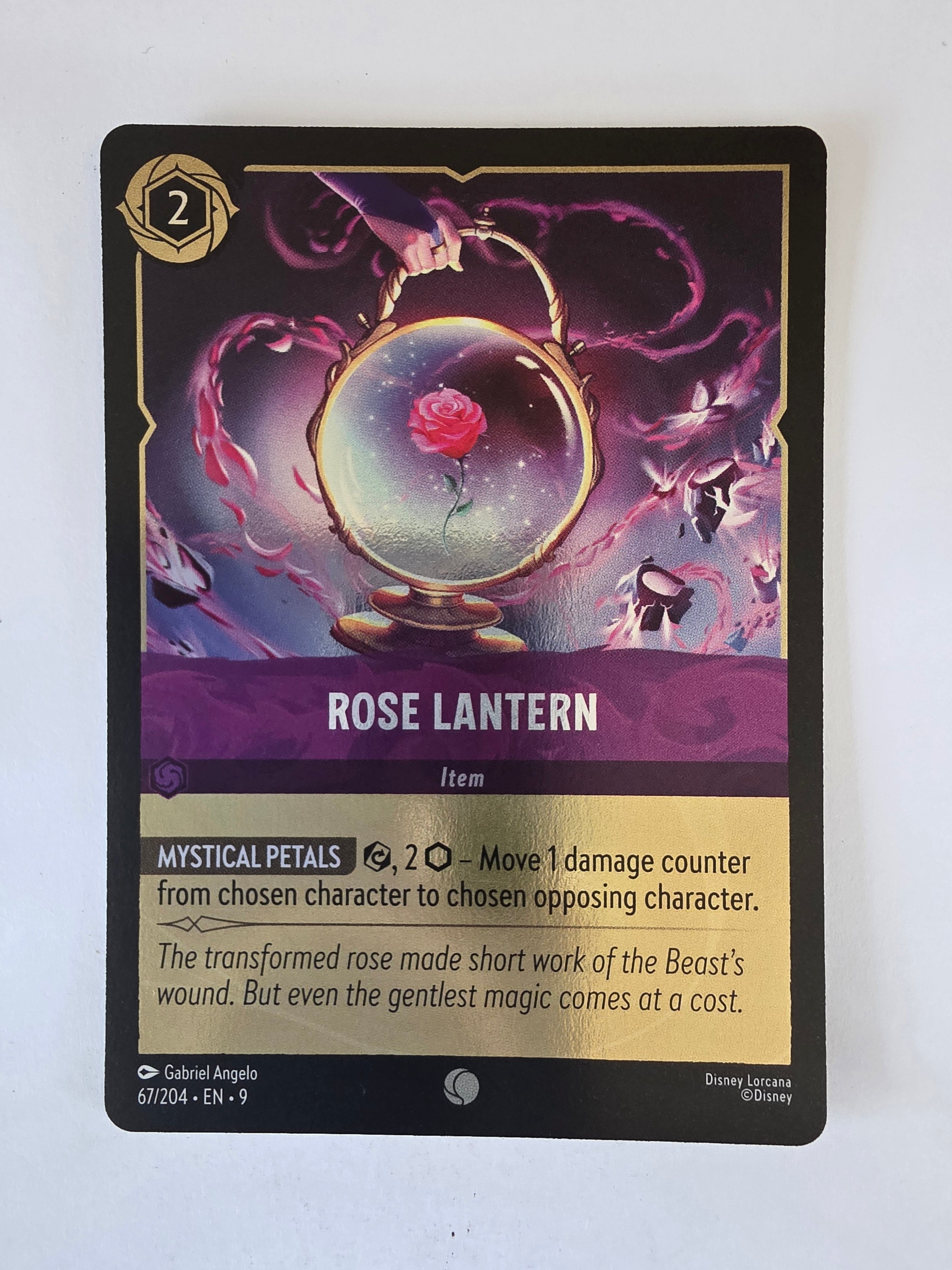 Disney Lorcana | Fabled | 67/204 | COLDFOIL | Rose Lantern | Common