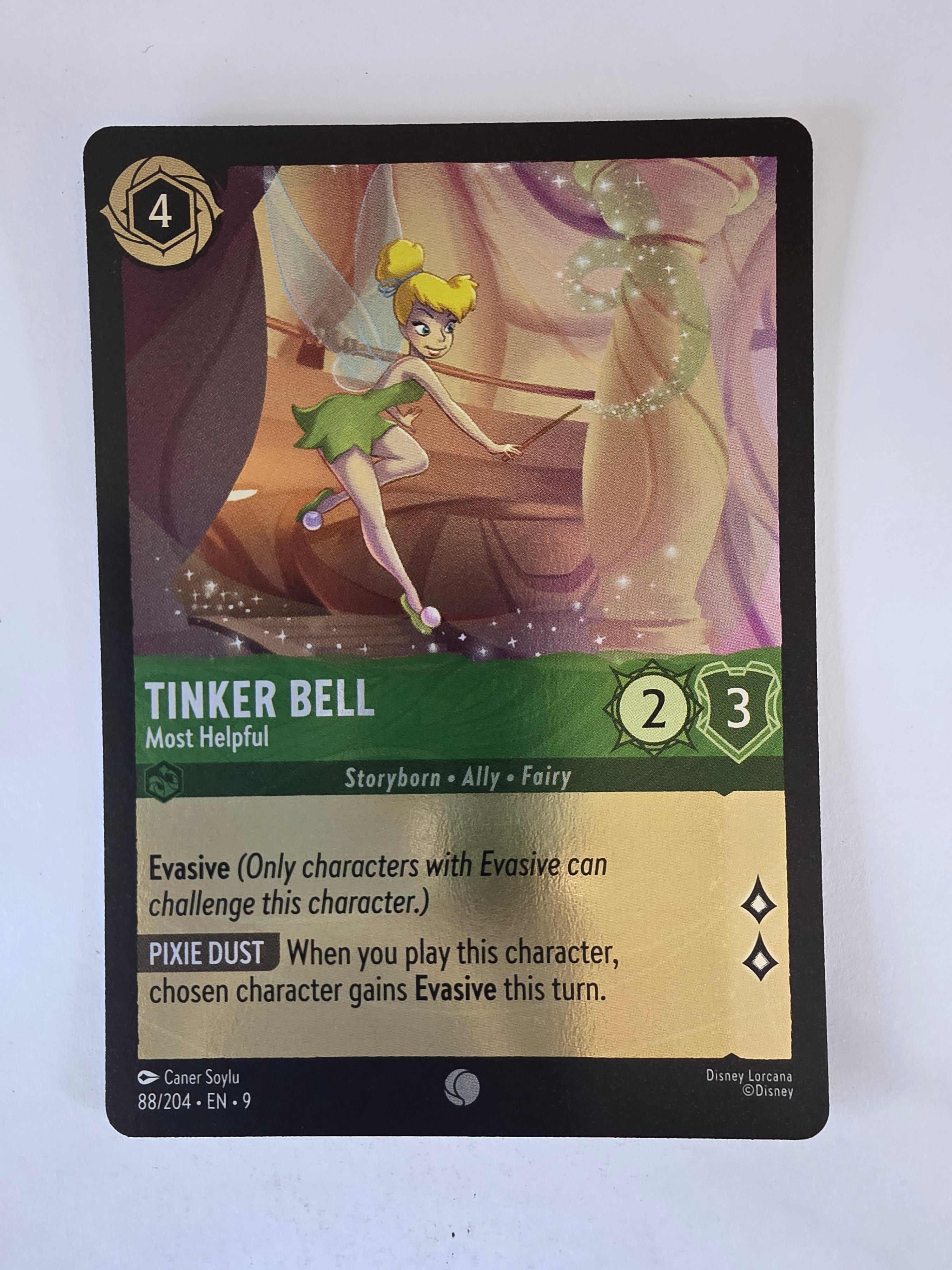 Disney Lorcana | Fabled | 88/204 | COLDFOIL |Tinker Bell - Most Helpful | Common