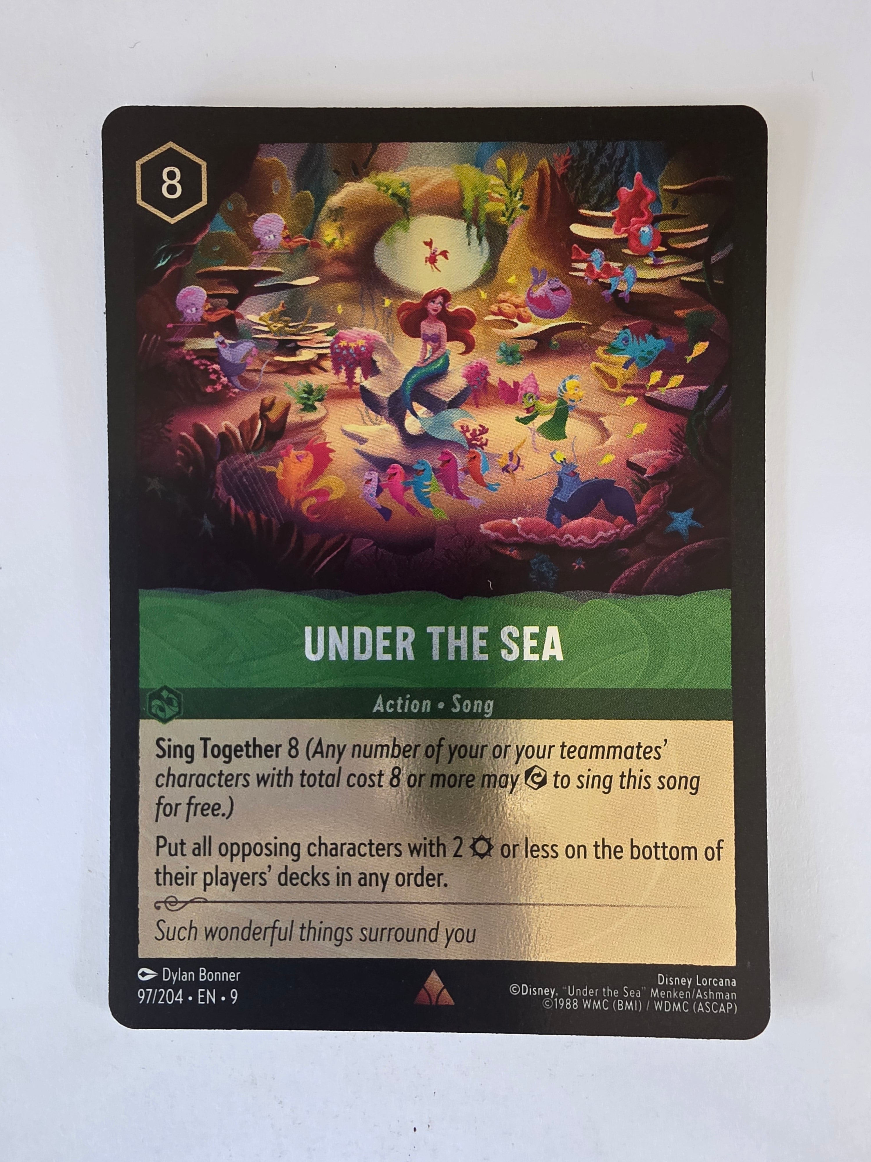 Disney Lorcana | Fabled | 97/204 | COLDFOIL | Under The Sea | Rare
