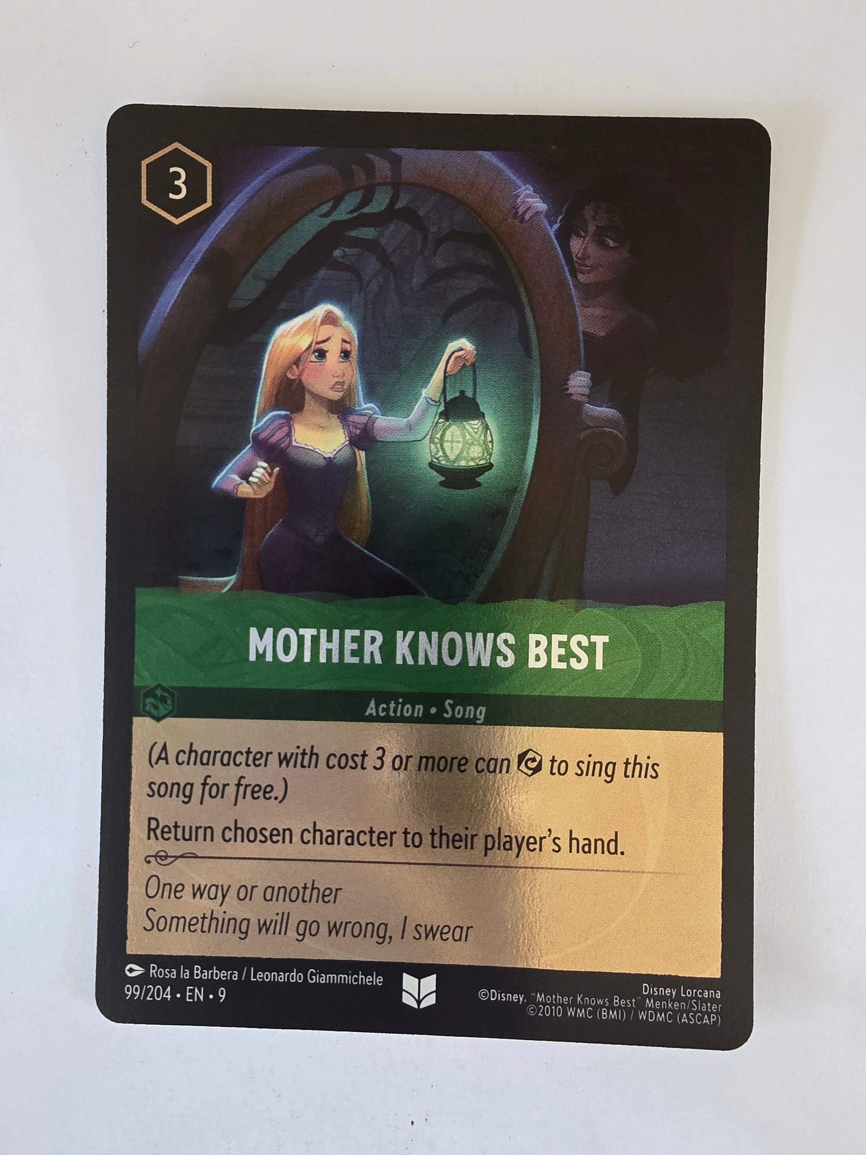 Disney Lorcana | Fabled | 99/204 | COLDFOIL | Mother Knows Best | Uncommon