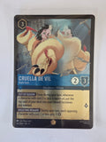 Lorcana | Fabled | 143/204 | COLDFOIL | Cruella De Vil - Style Icon | Legendary