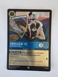 Lorcana |Fabled 145/204 |COLDFOIL |Cruella De Vil - Fashionable Cruiser | Common