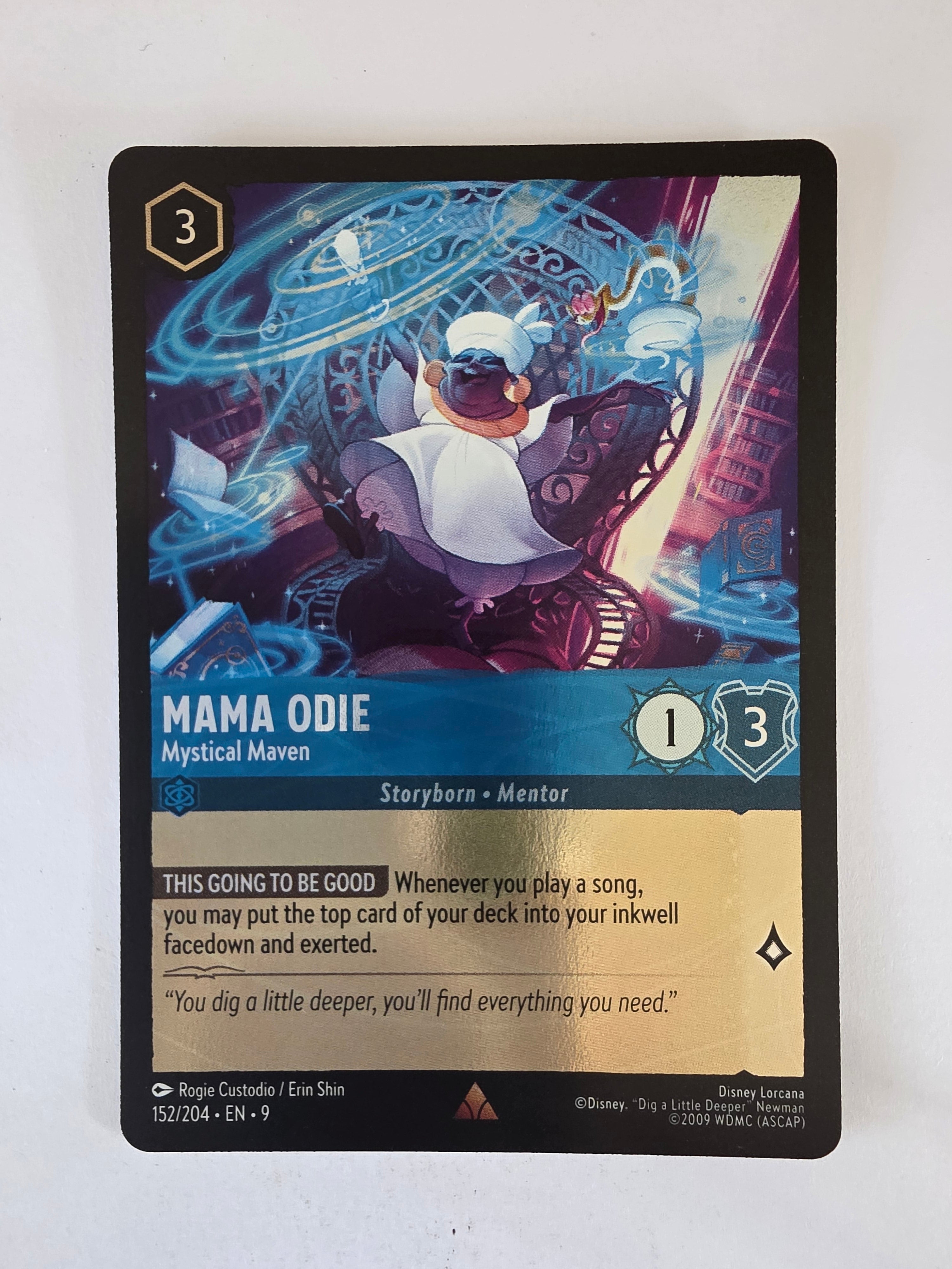 Disney Lorcana | Fabled | 152/204 | COLDFOIL | Mama Odie - Mystical Maven | Rare