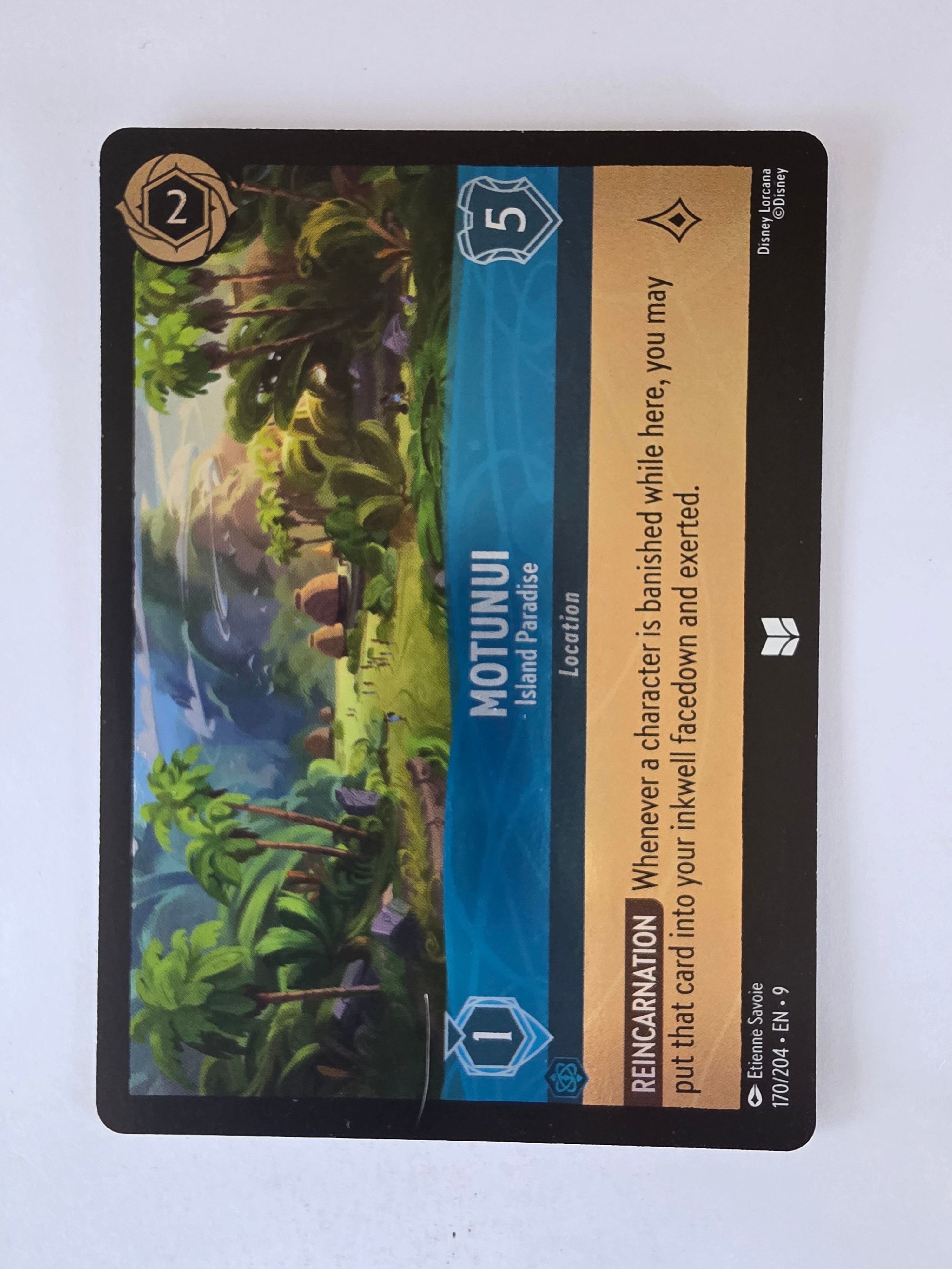 Disney Lorcana | Fabled | 170/204 |COLDFOIL |Motunui - Island Paradise |Uncommon