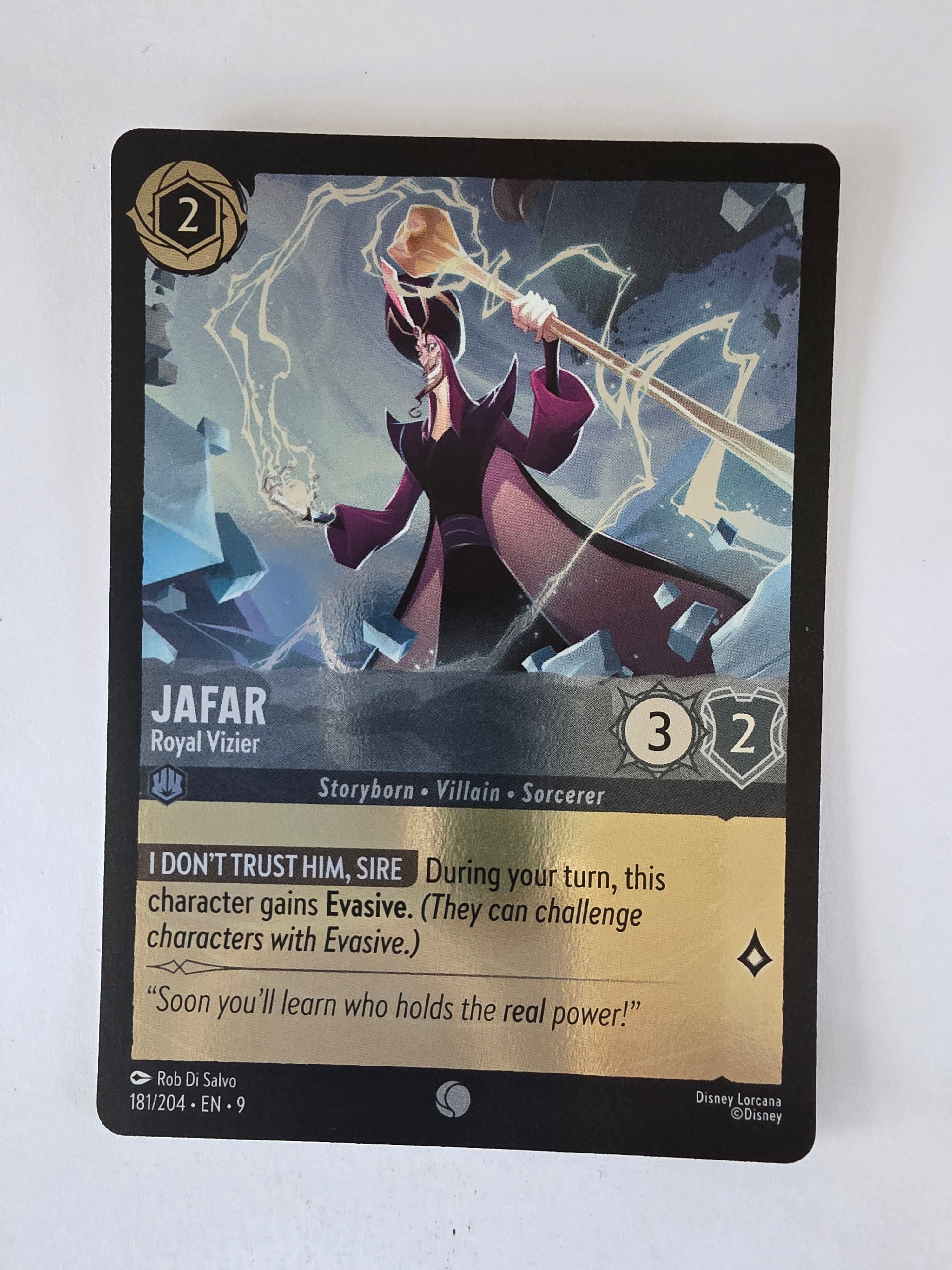 Disney Lorcana | Fabled | 181/204 | COLDFOIL | Jafar - Royal Vizier | Common