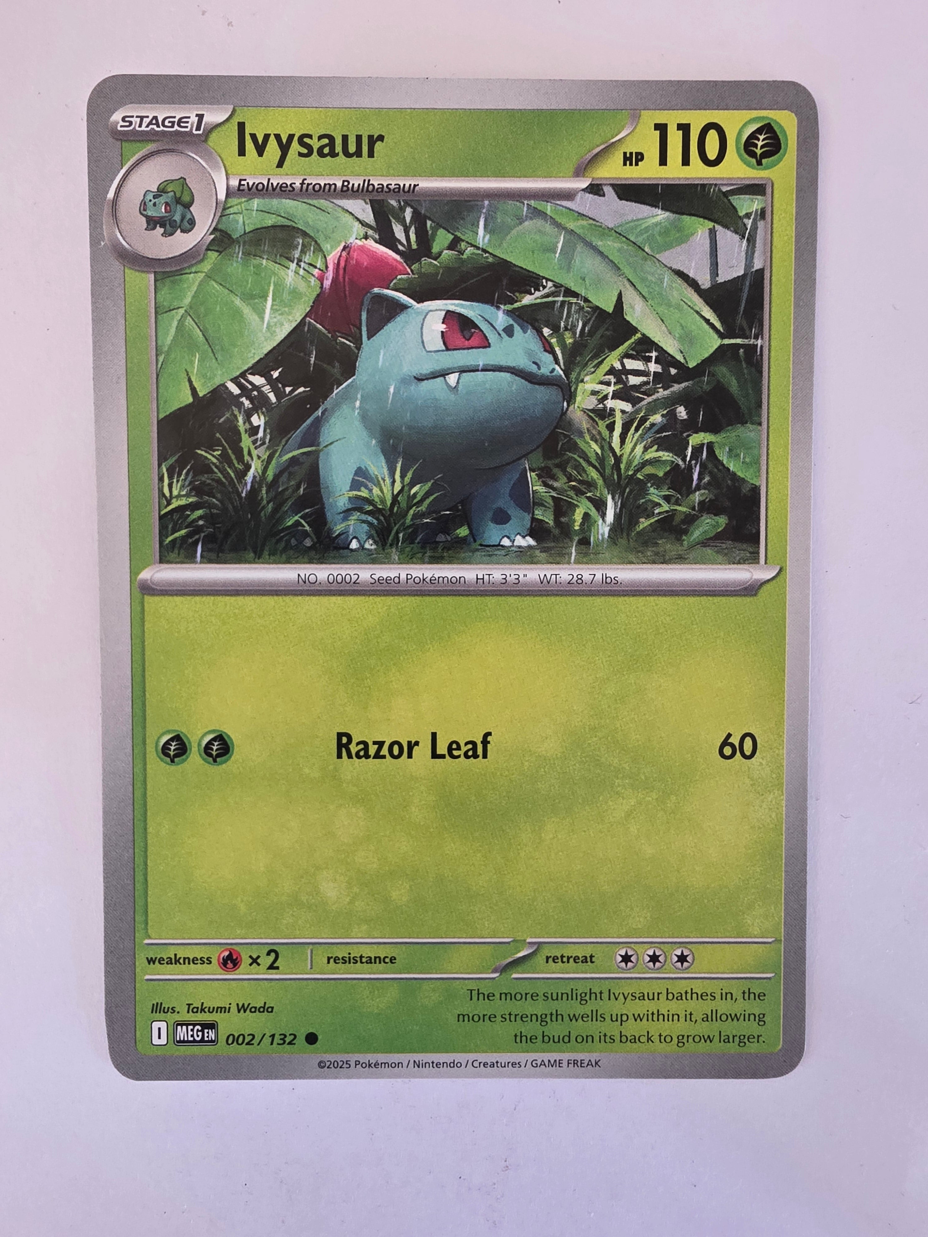 Pokemon TCG Mega Evolutions | #002/132 | Ivysaur | Common
