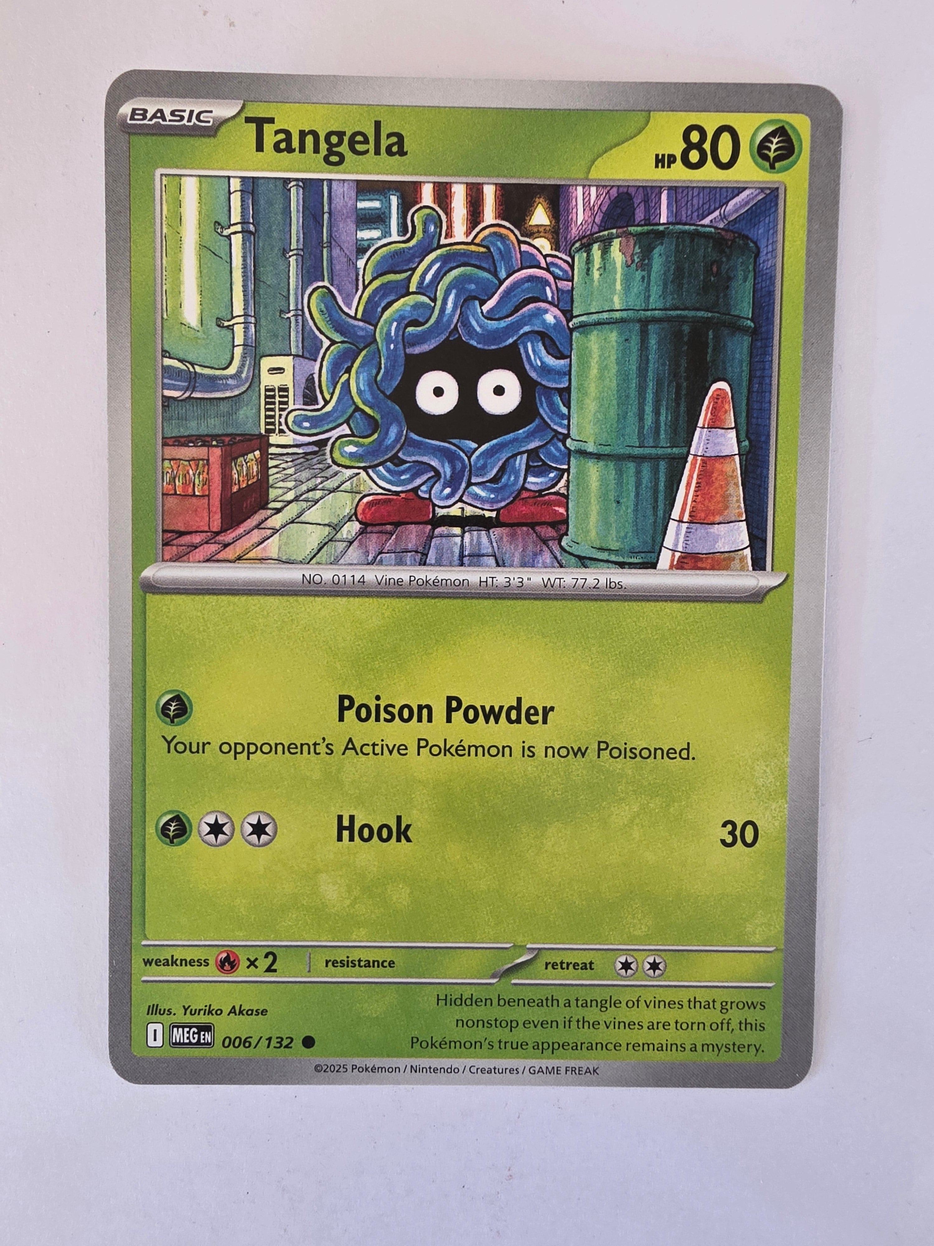 Pokemon TCG Mega Evolutions | #006/132 | Tangela | Common