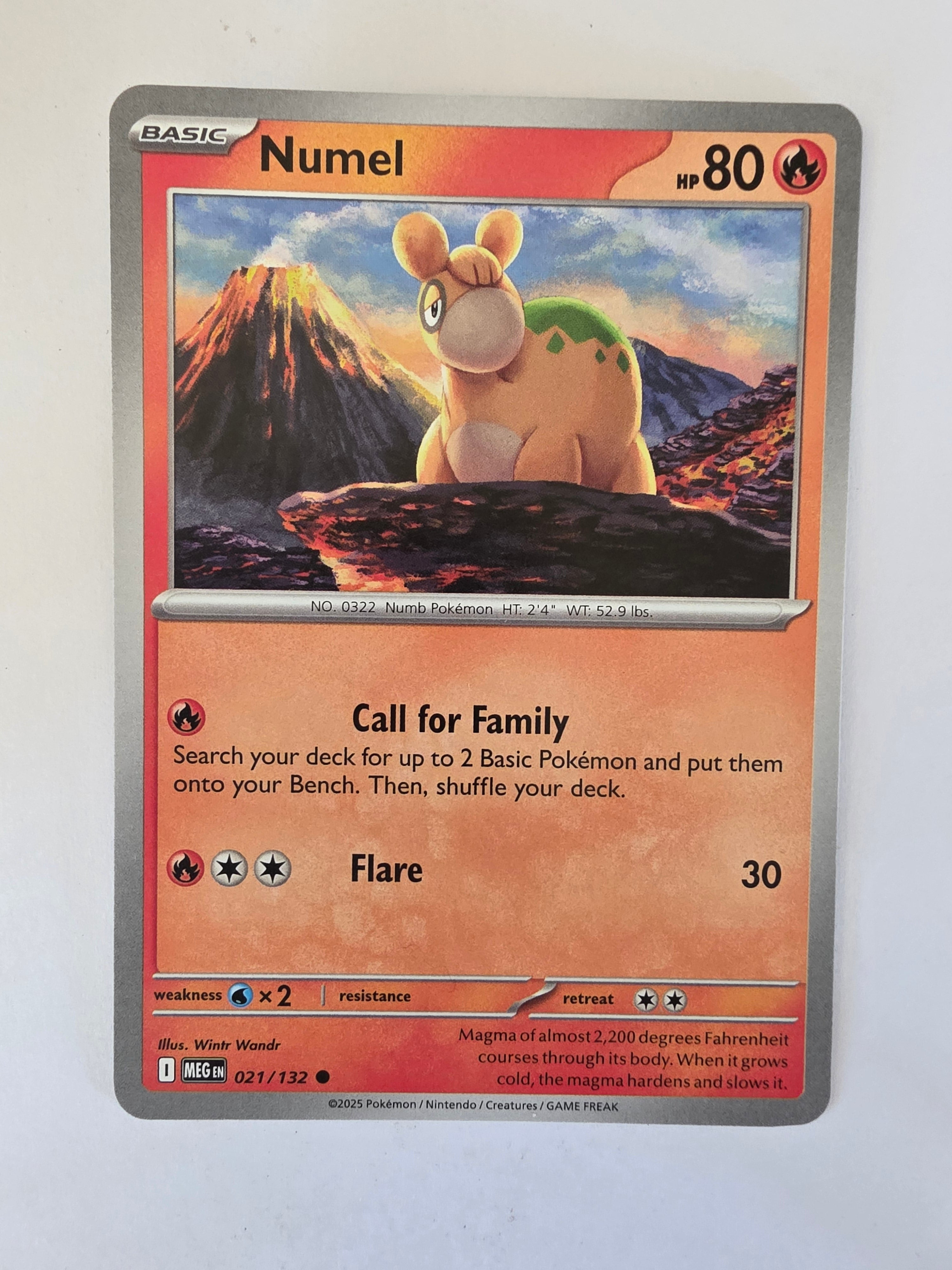 Pokemon TCG Mega Evolutions | #021/132 | Numel | Common