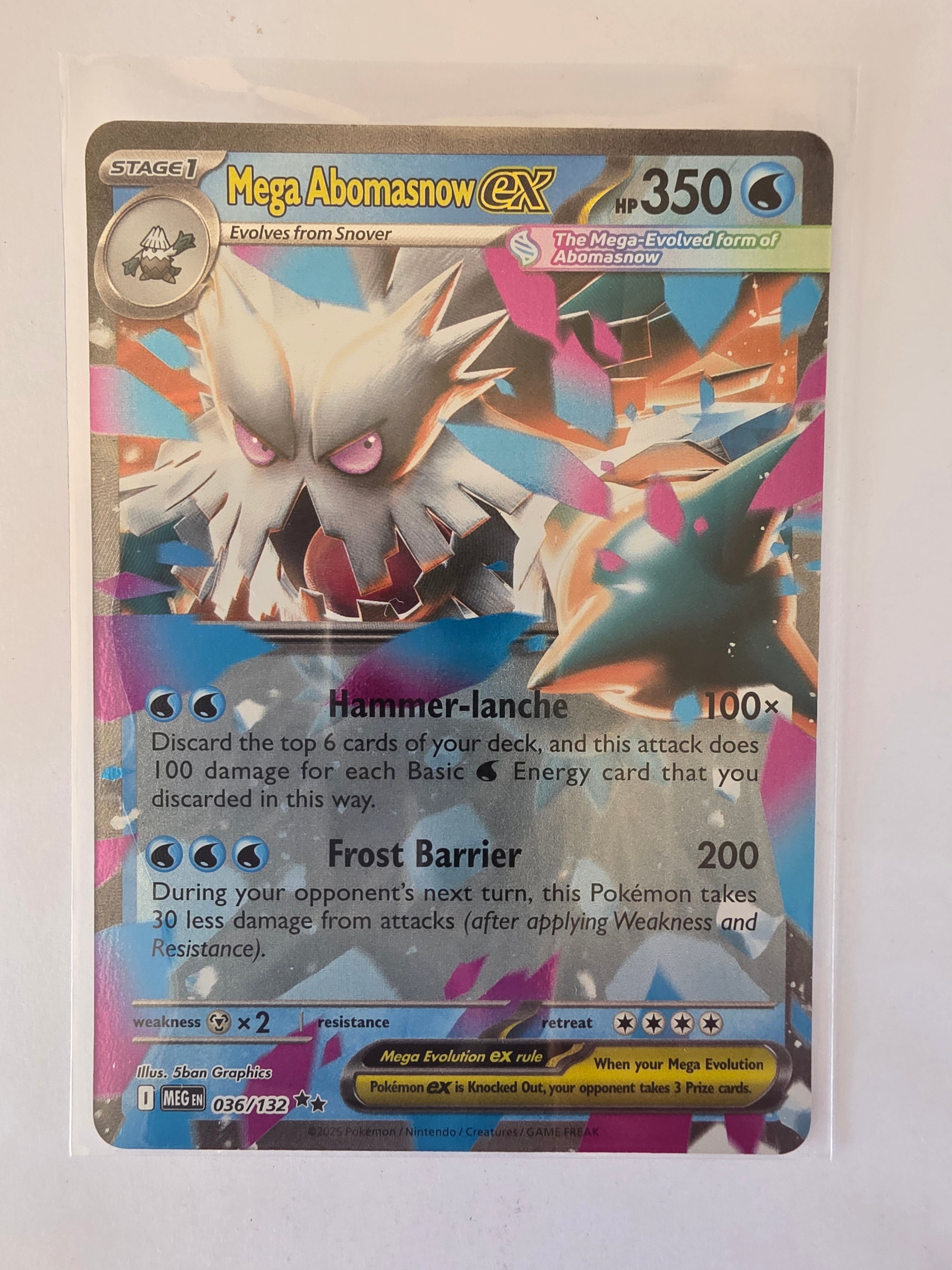 Pokemon TCG Mega Evolutions | #036/132 | Mega Abomasnow ex | Double Rare