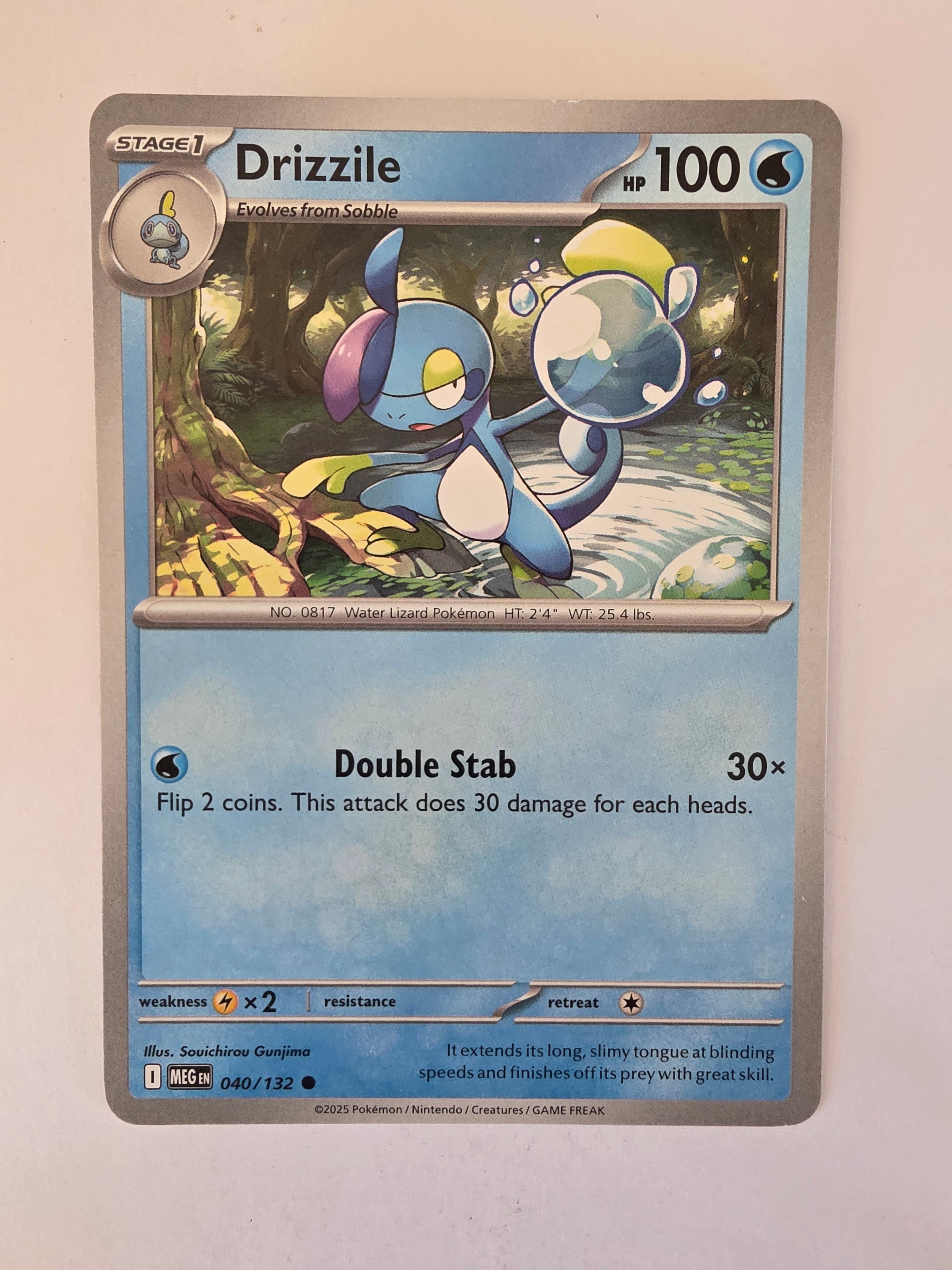 Pokemon TCG Mega Evolutions | #040/132 | Drizzile | Common