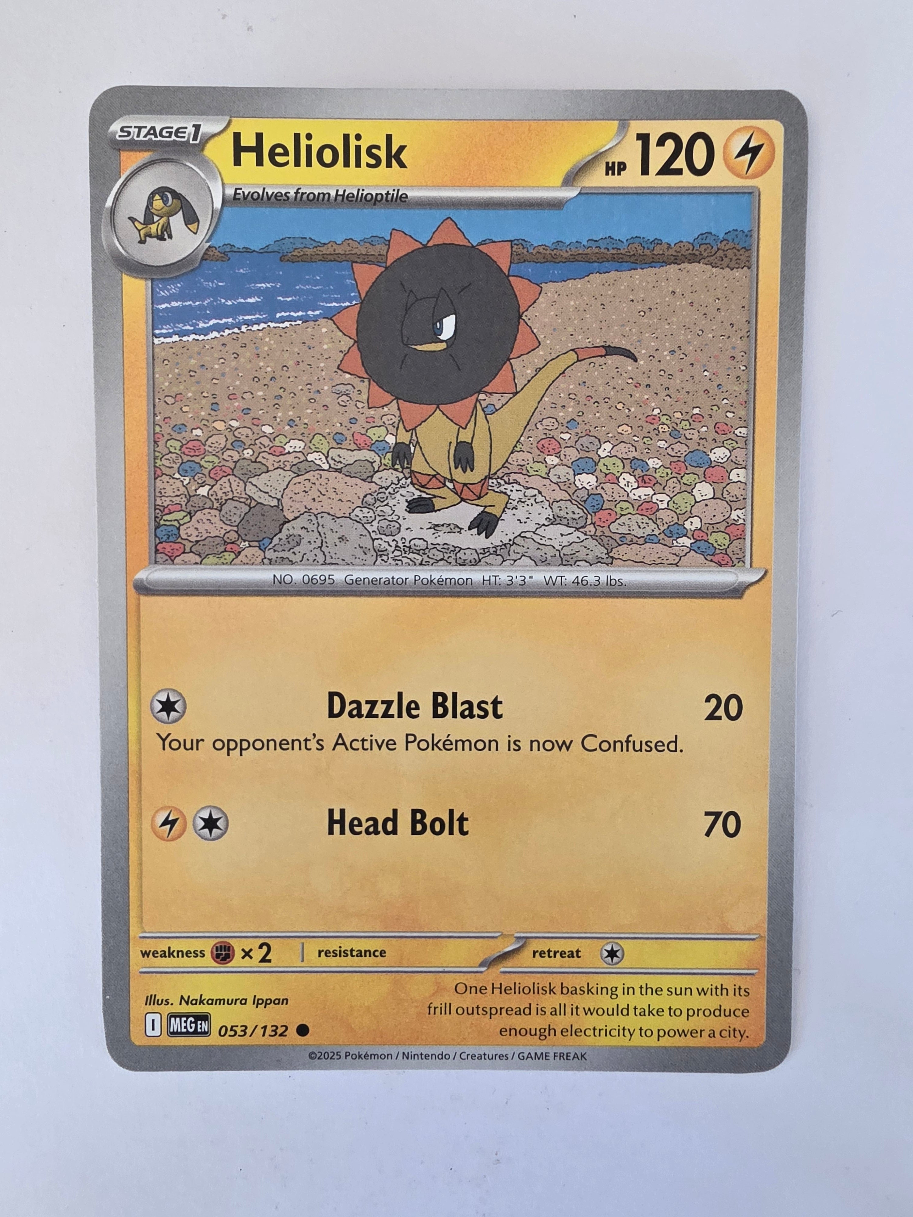 Pokemon TCG Mega Evolutions | #053/132 | Heliolisk | Common