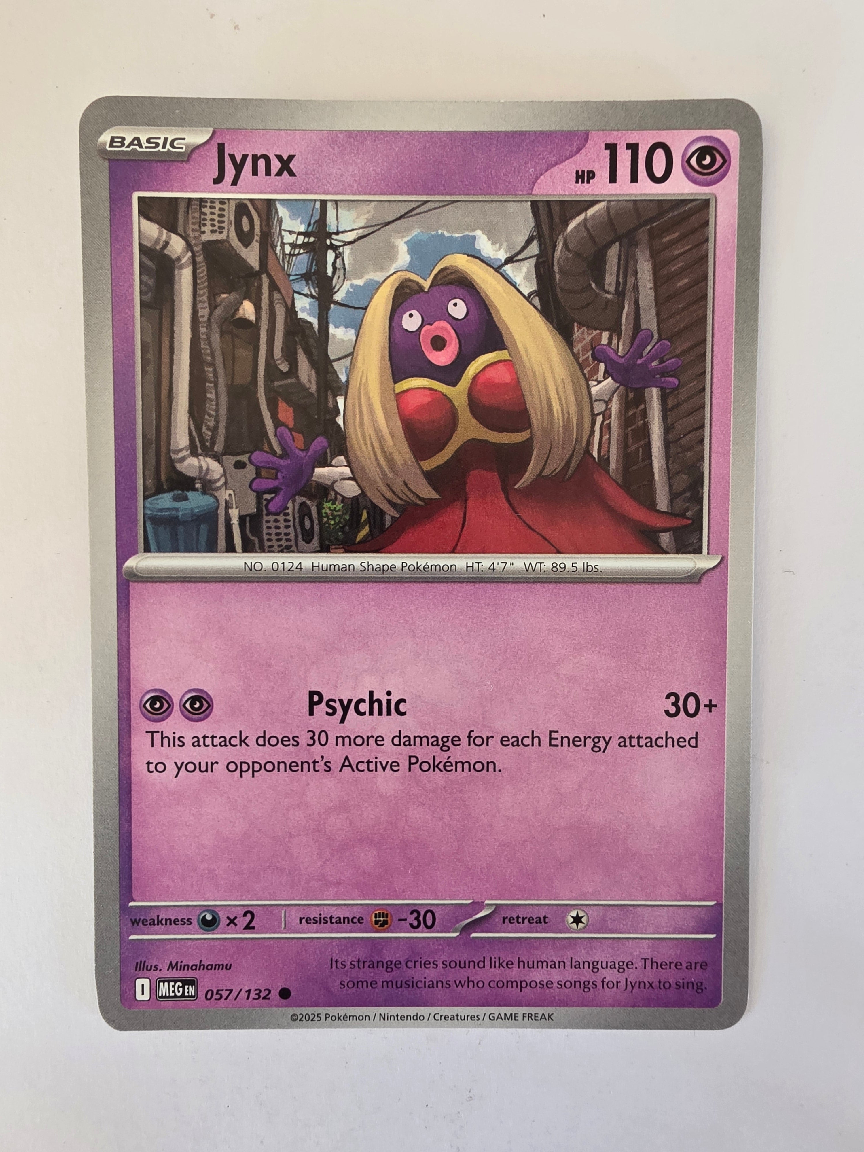 Pokemon TCG Mega Evolutions | #057/132 | Jynx | Common