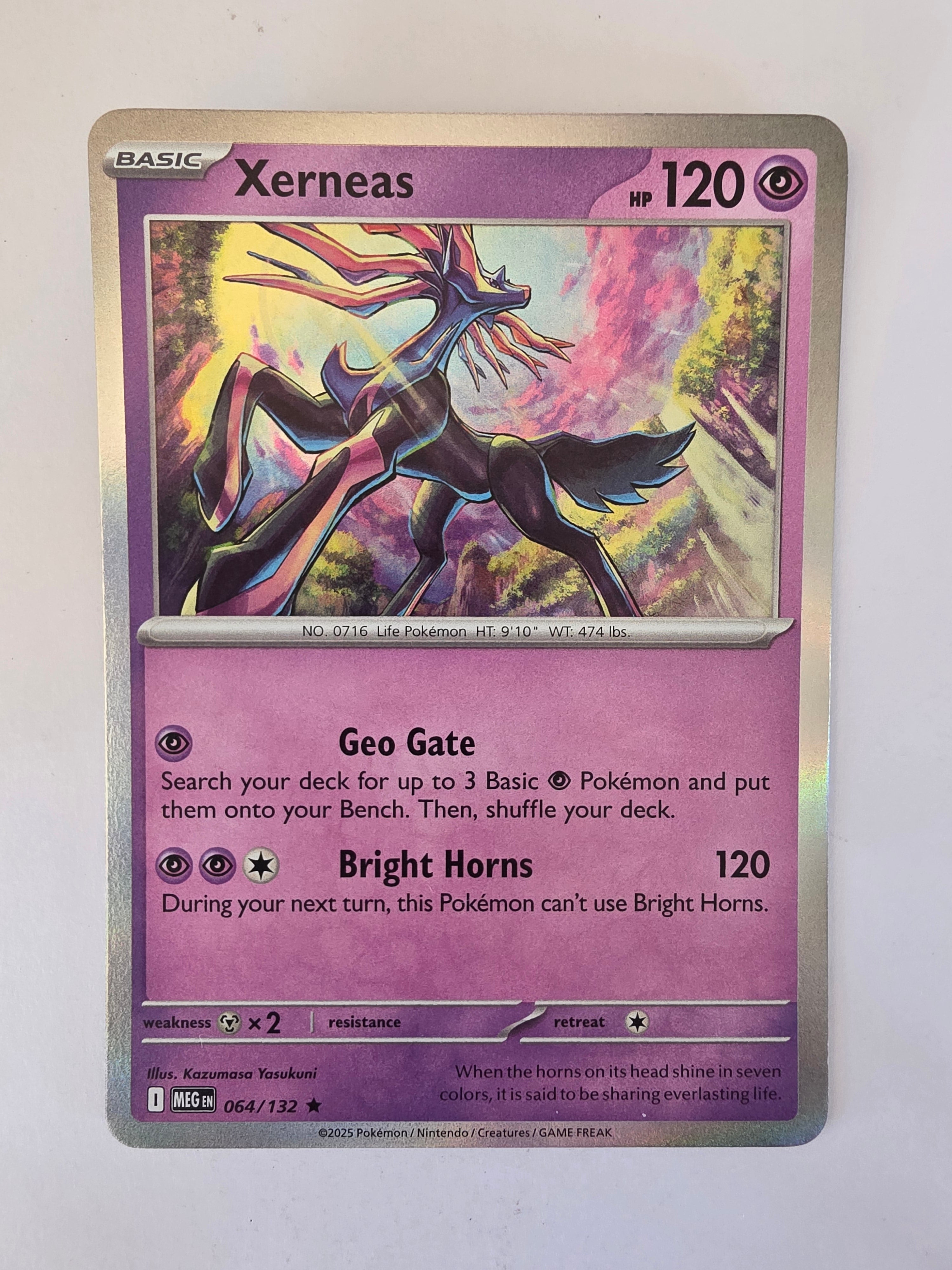 Pokemon TCG Mega Evolutions | #064/132 | Xerneas | Rare