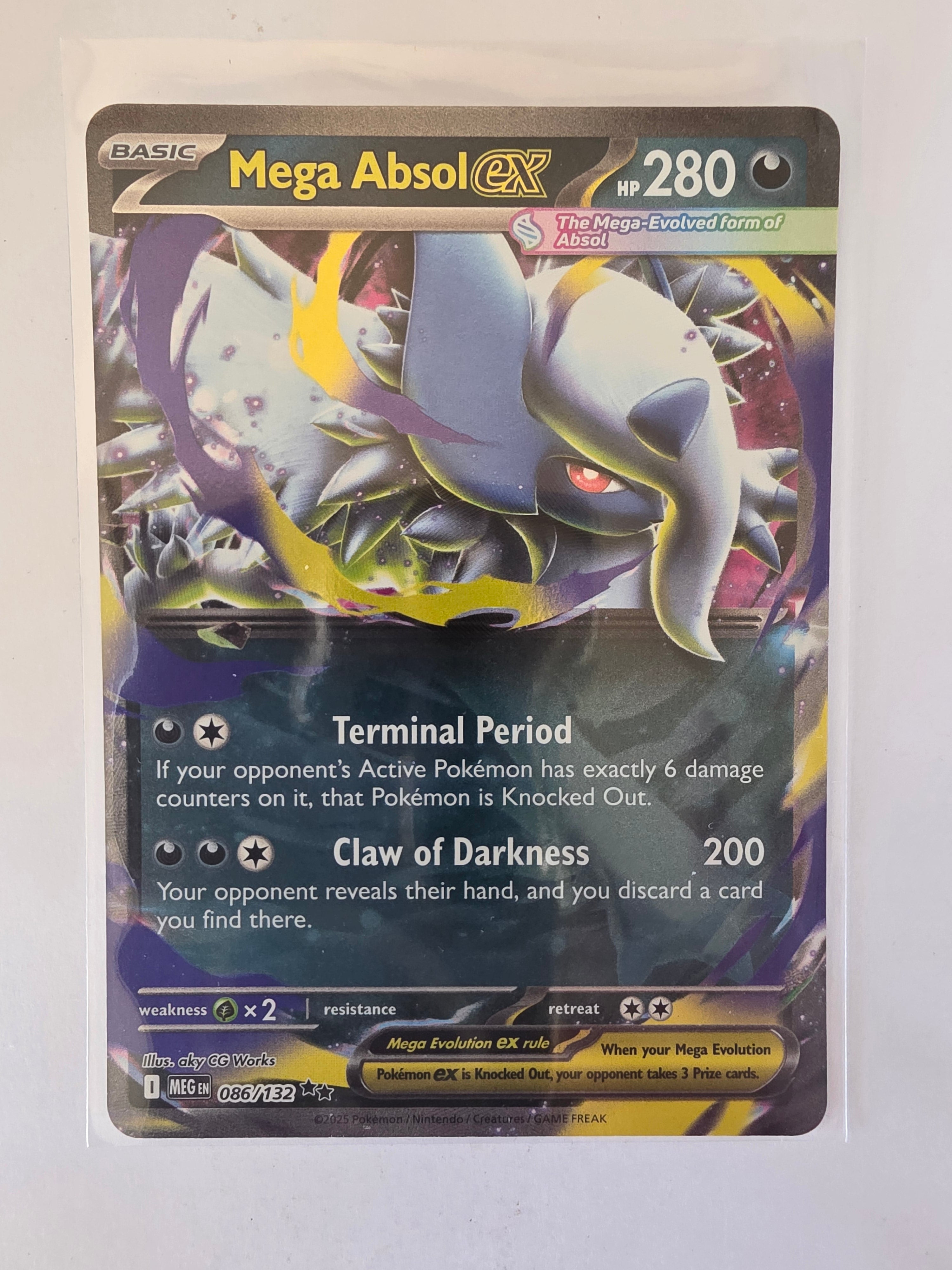 Pokemon TCG Mega Evolutions | #086/132 | Mega Absol ex | Double Rare