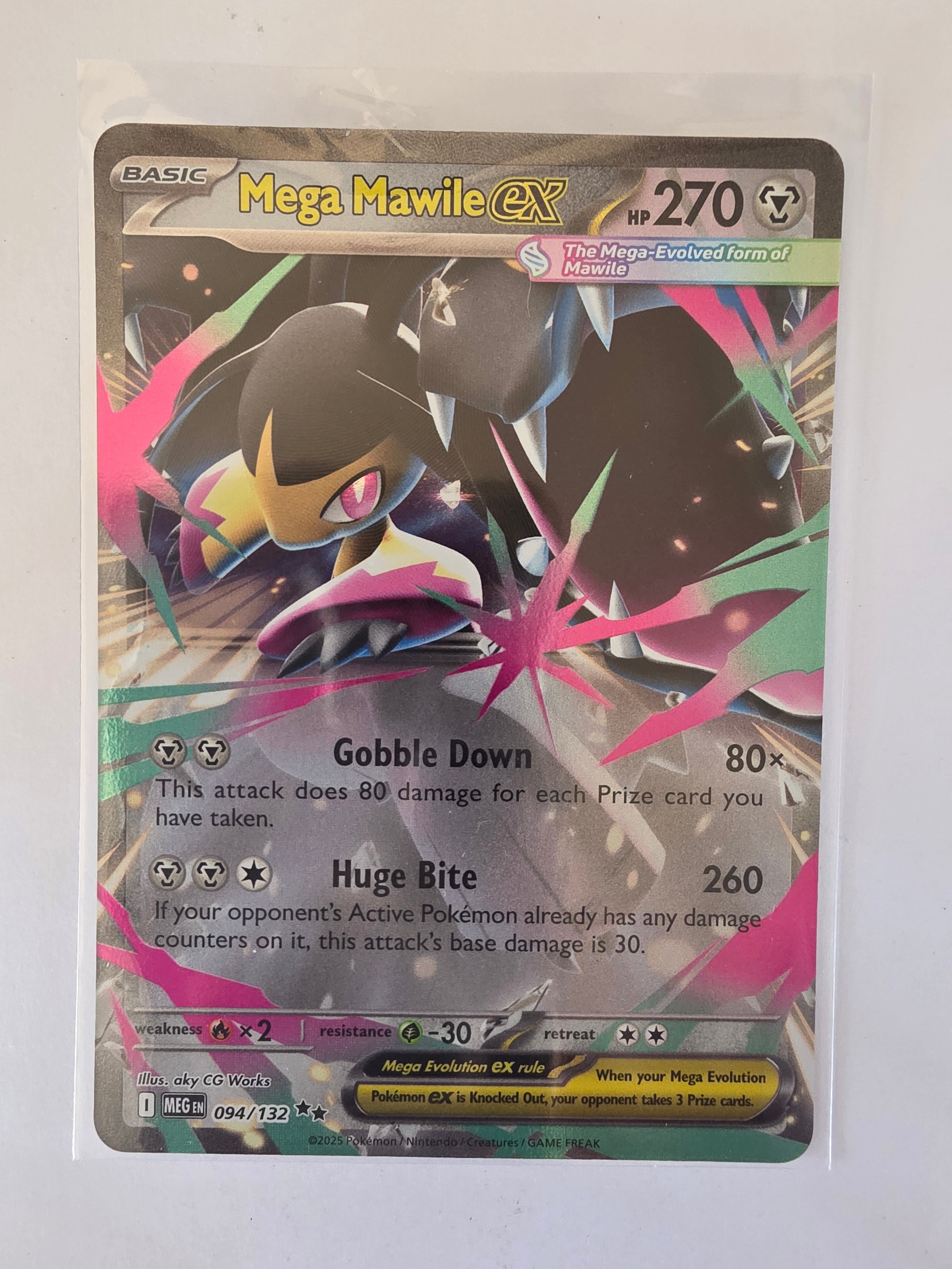 Pokemon TCG Mega Evolutions | #094/132 | Mega Mawile ex | Double Rare