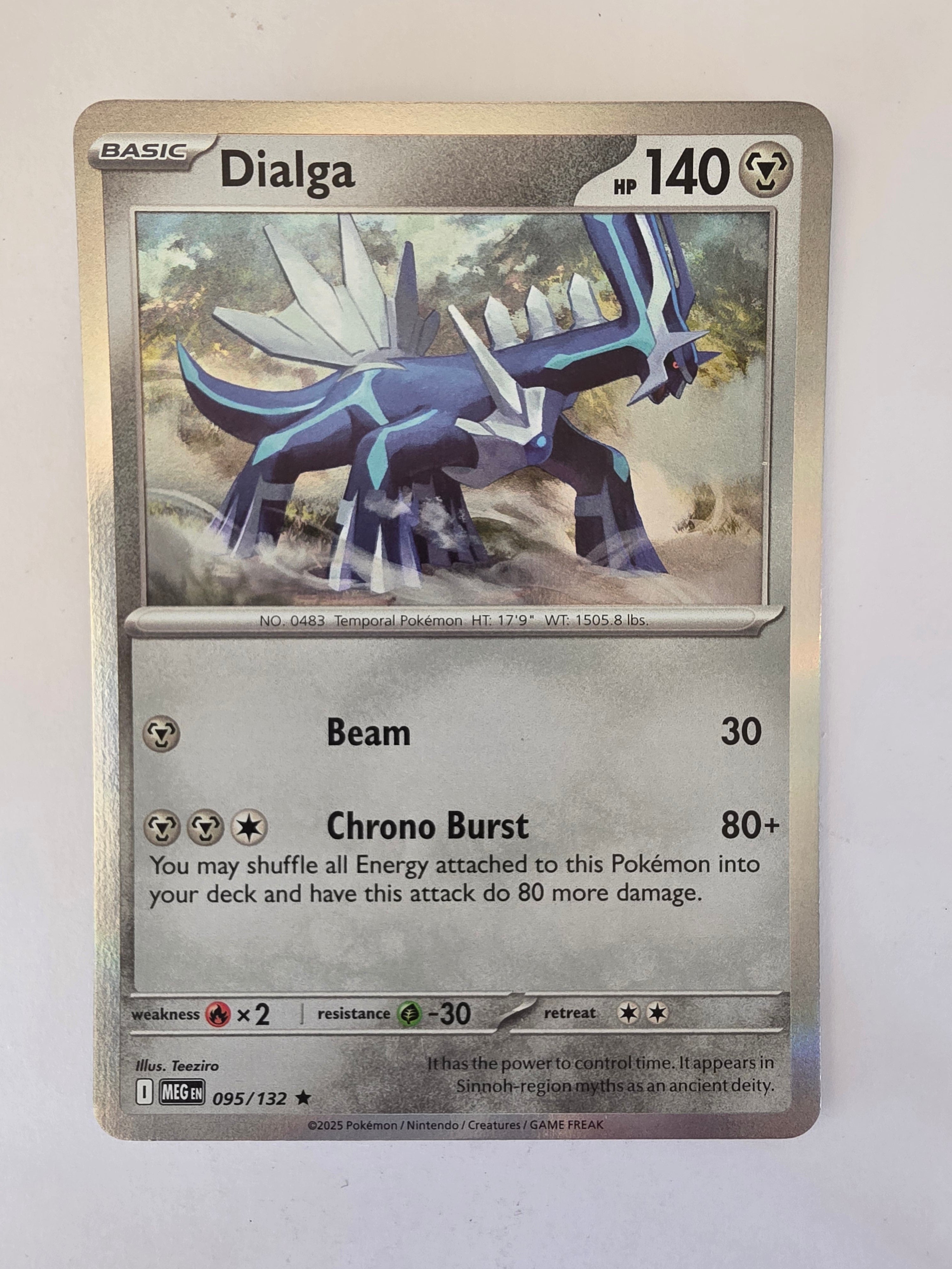 Pokemon TCG Mega Evolutions | #095/132 | Dialga | Rare