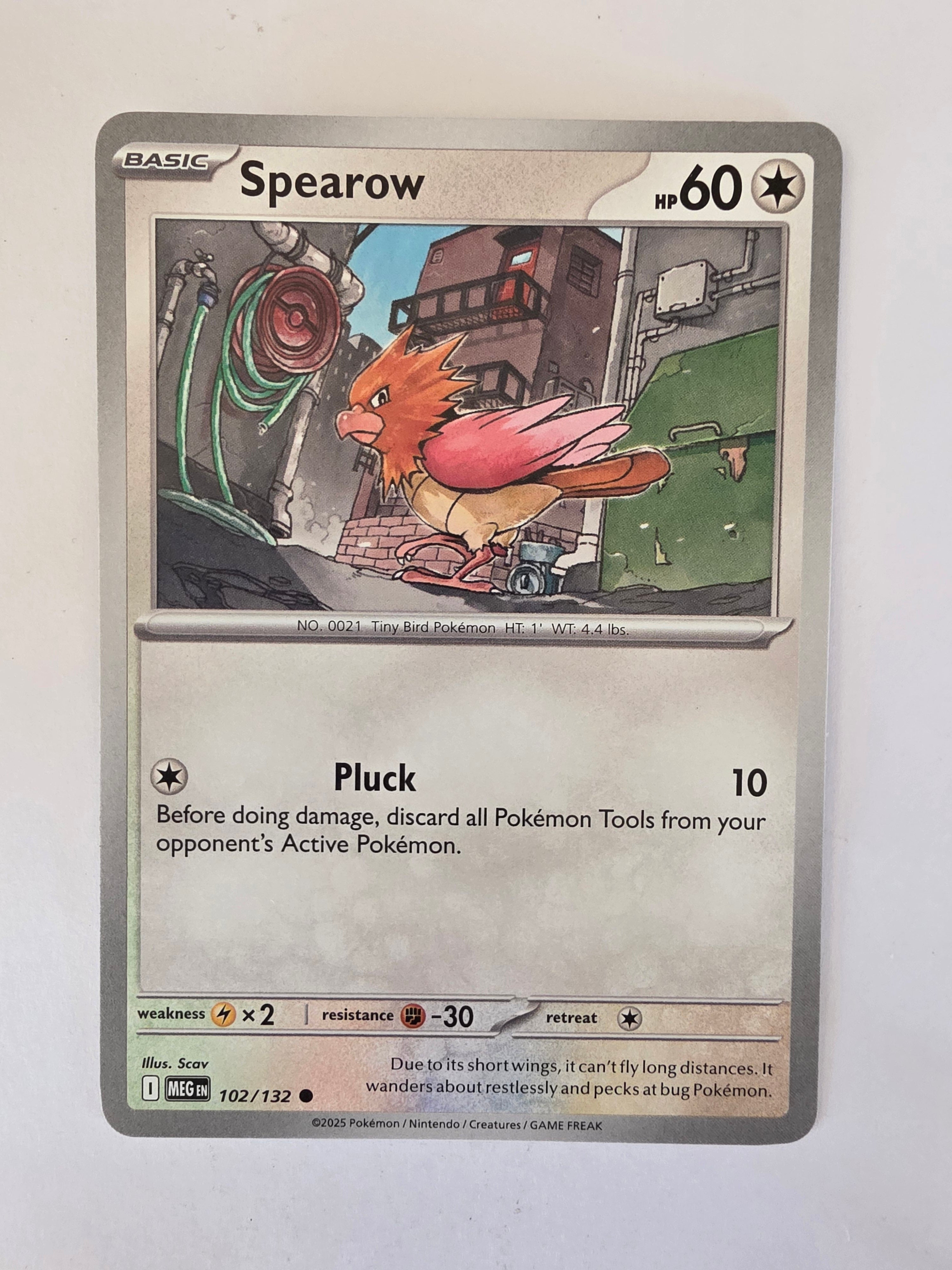 Pokemon TCG Mega Evolutions | #102/132 | Spearow | Common