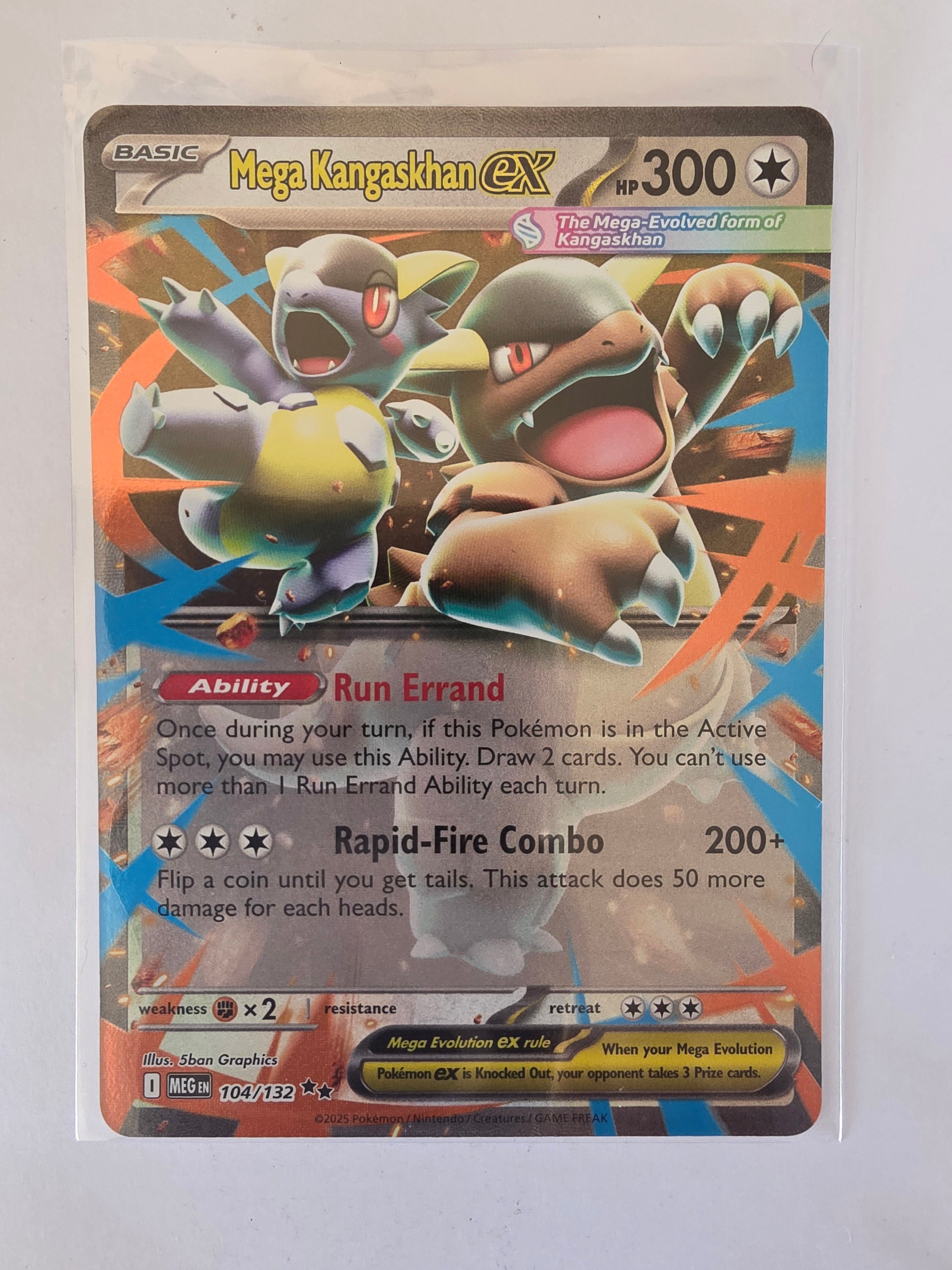 Pokemon TCG Mega Evolutions | #104/132 | Mega Kangaskhan ex | Double Rare
