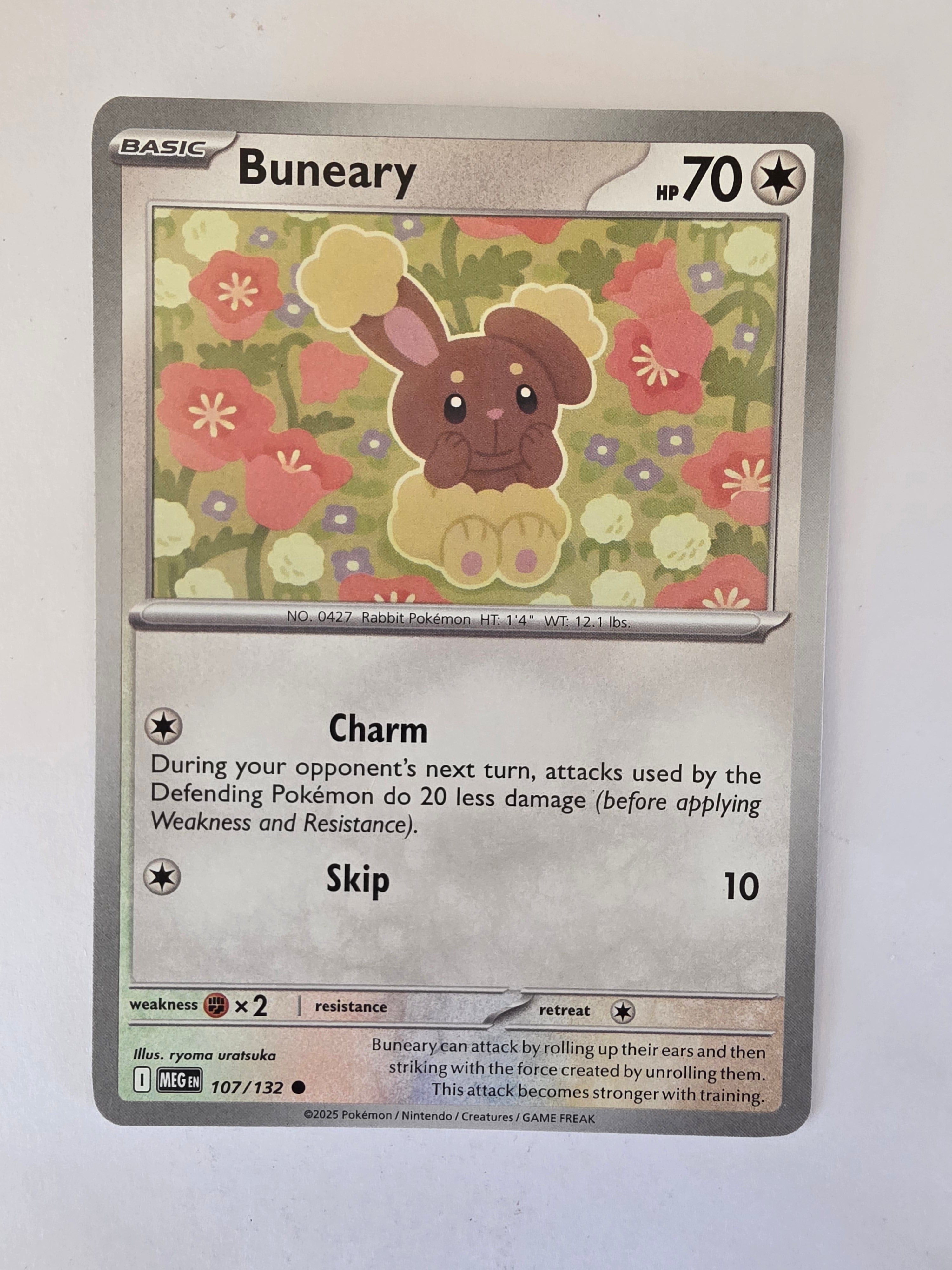 Pokemon TCG Mega Evolutions | #107/132 | Buneary | Common