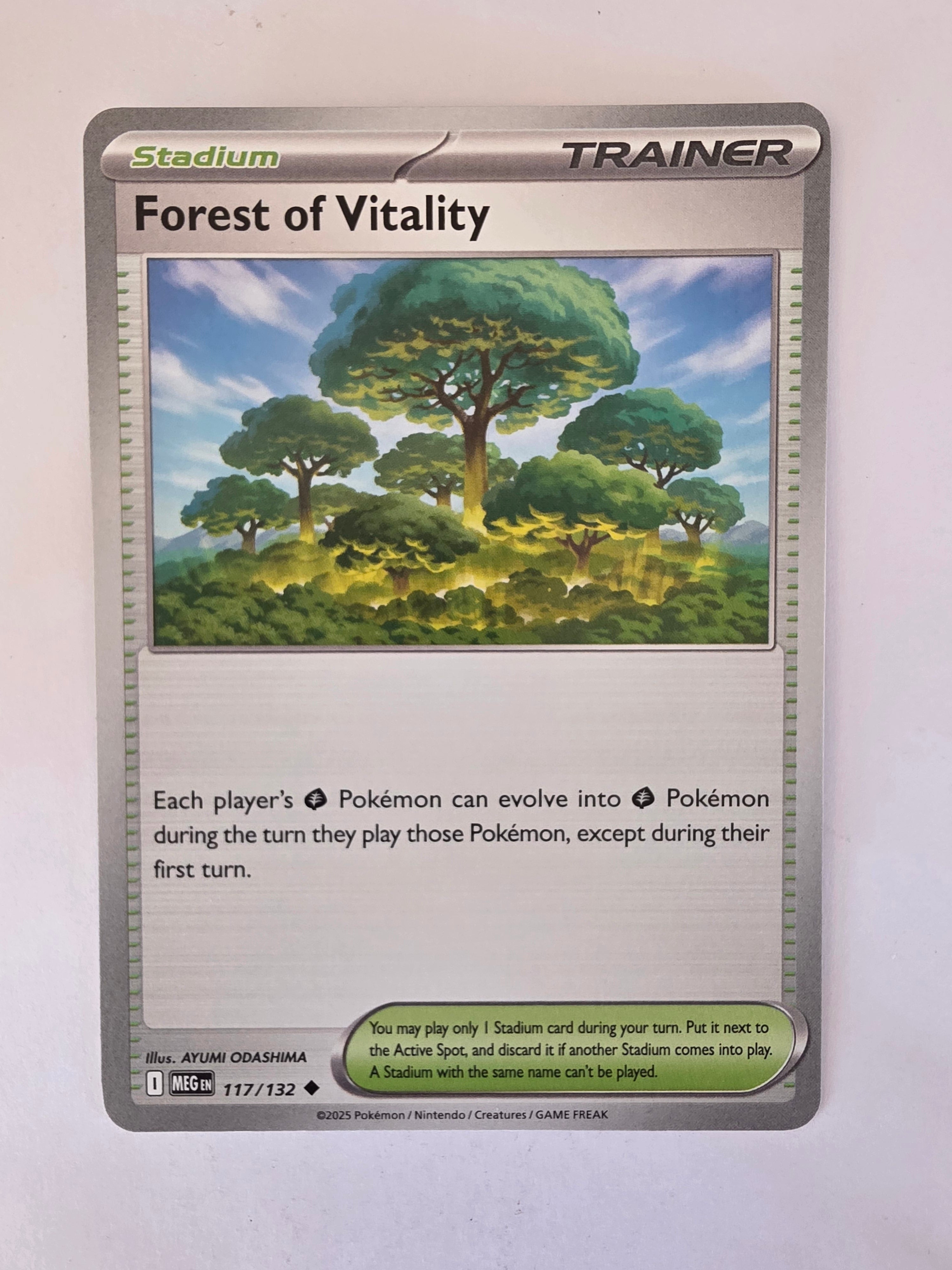 Pokemon TCG Mega Evolutions | #117/132 | Forest of Vitality | Uncommon