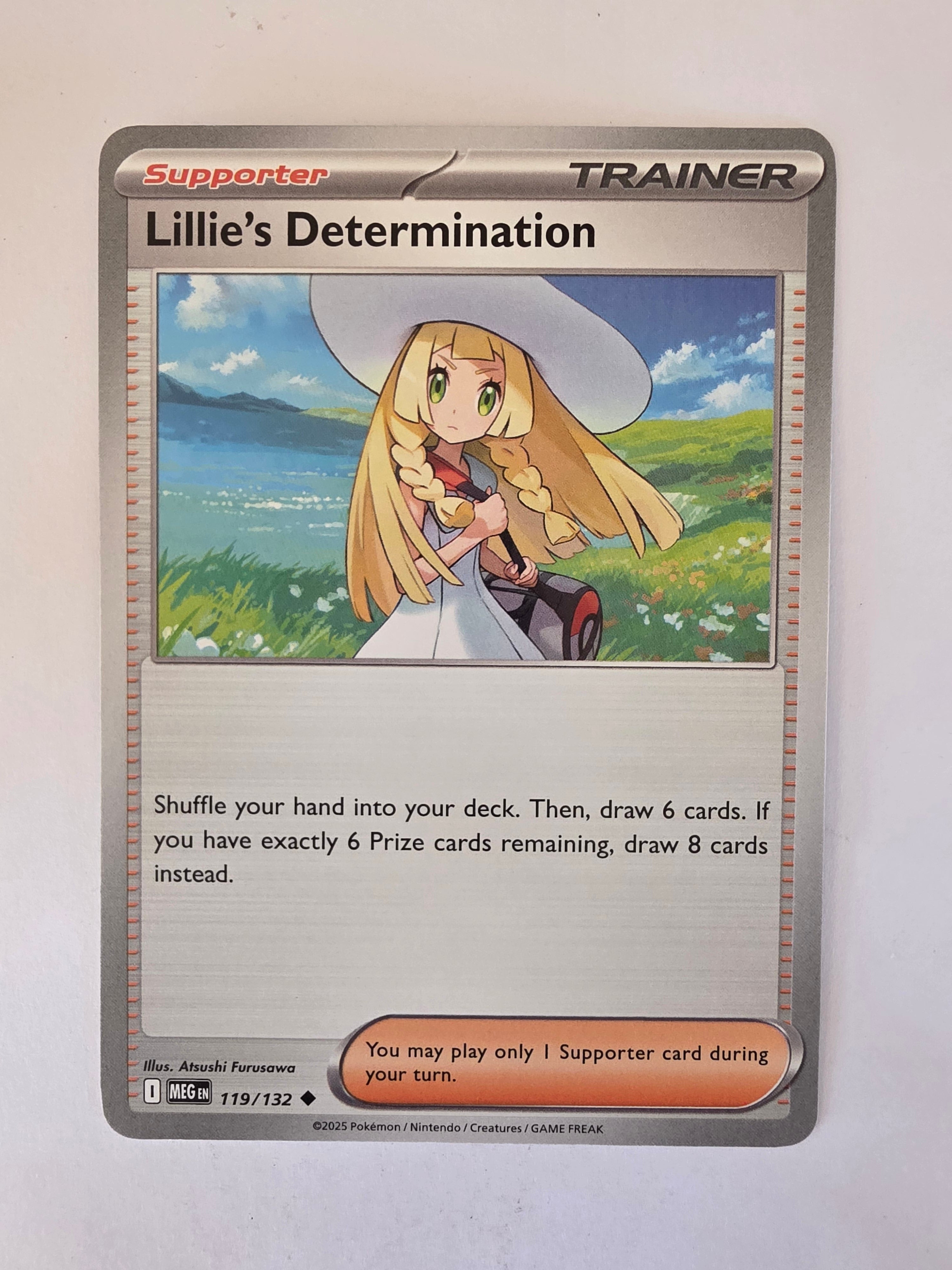 Pokemon TCG Mega Evolutions | #119/132 | Lillie's Determination | Uncommon