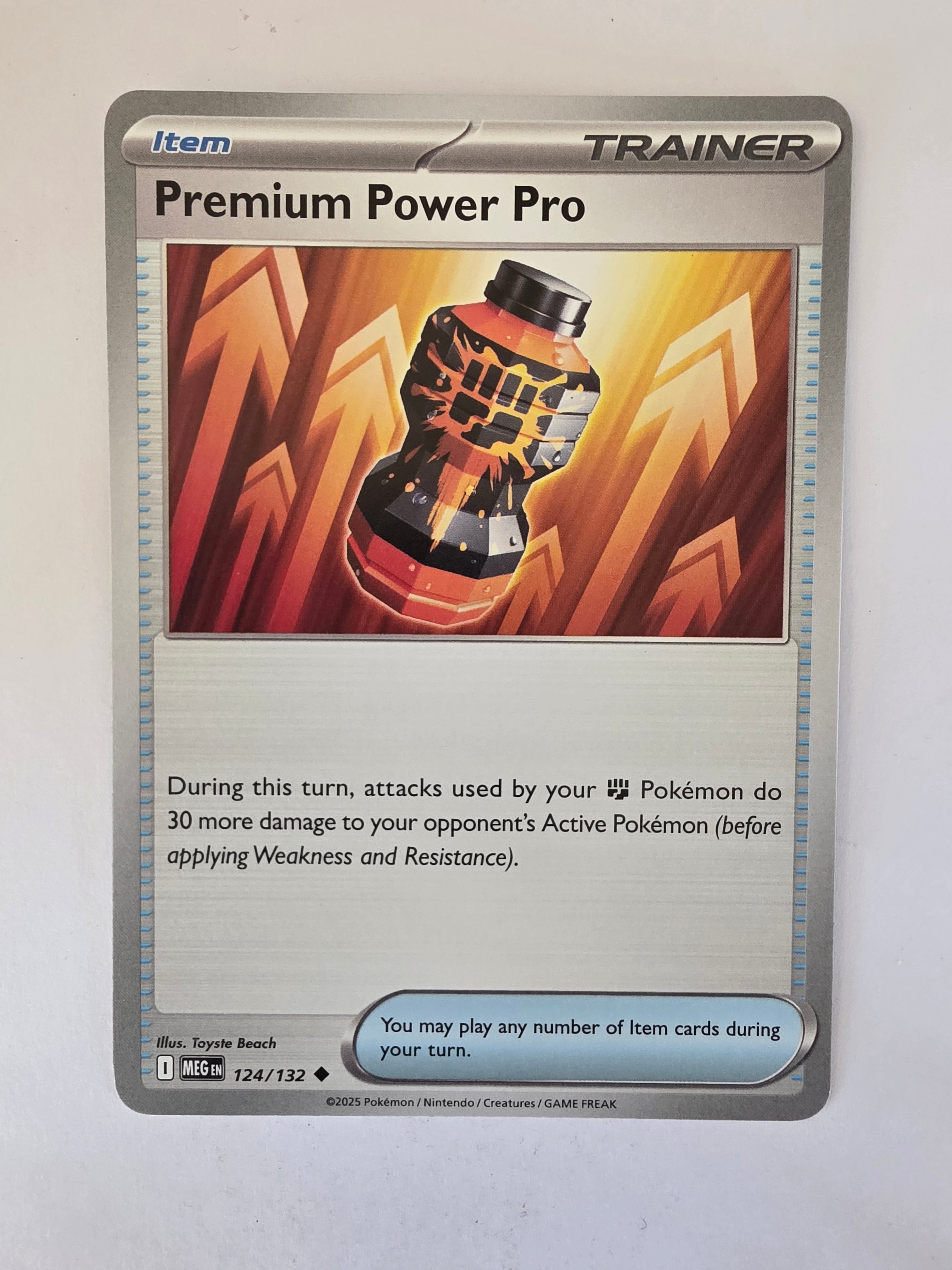 Pokemon TCG Mega Evolutions | #124/132 | Premium Power Pro | Uncommon