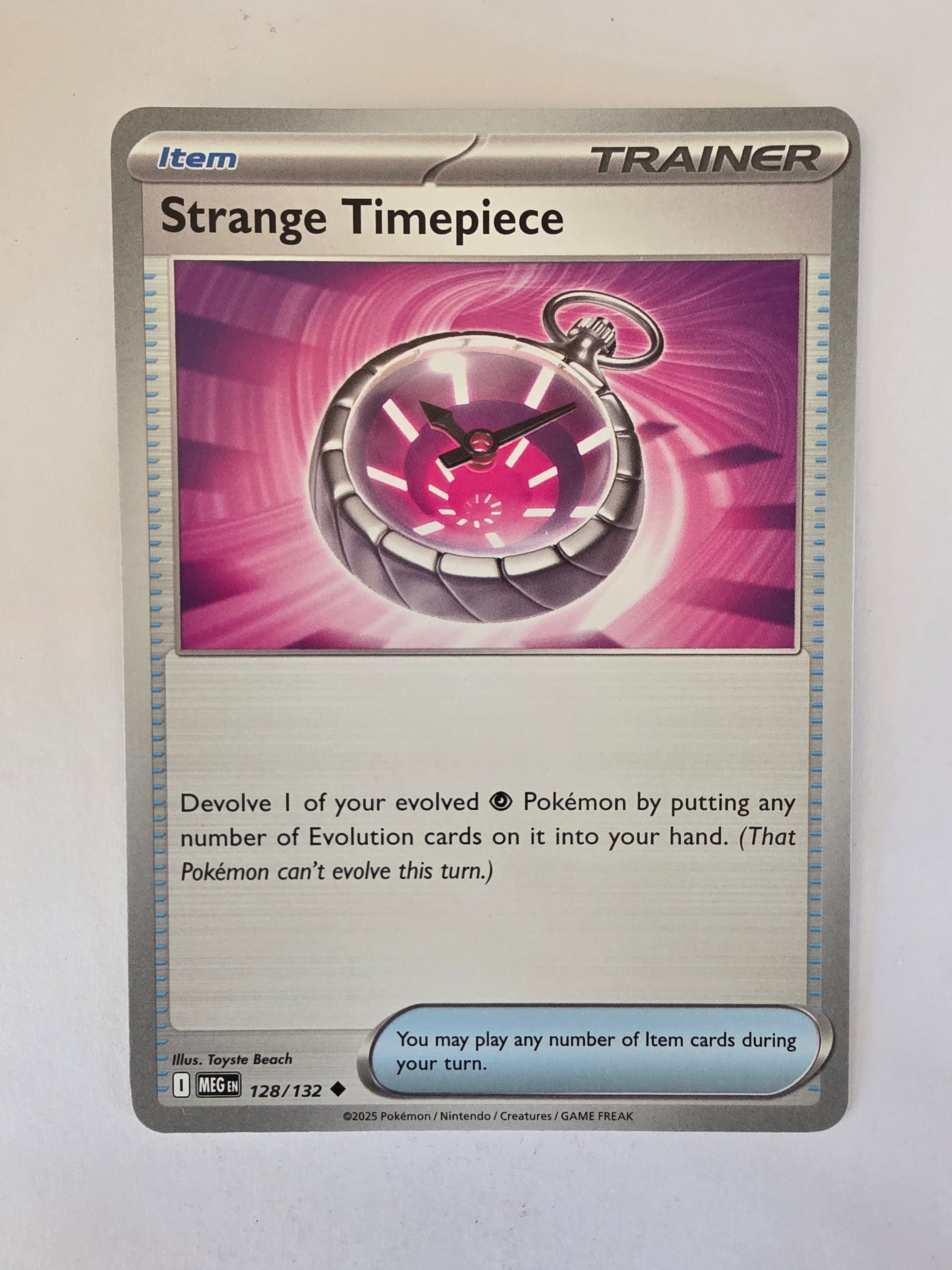 Pokemon TCG Mega Evolutions | #128/132 | Strange Timepiece | Uncommon