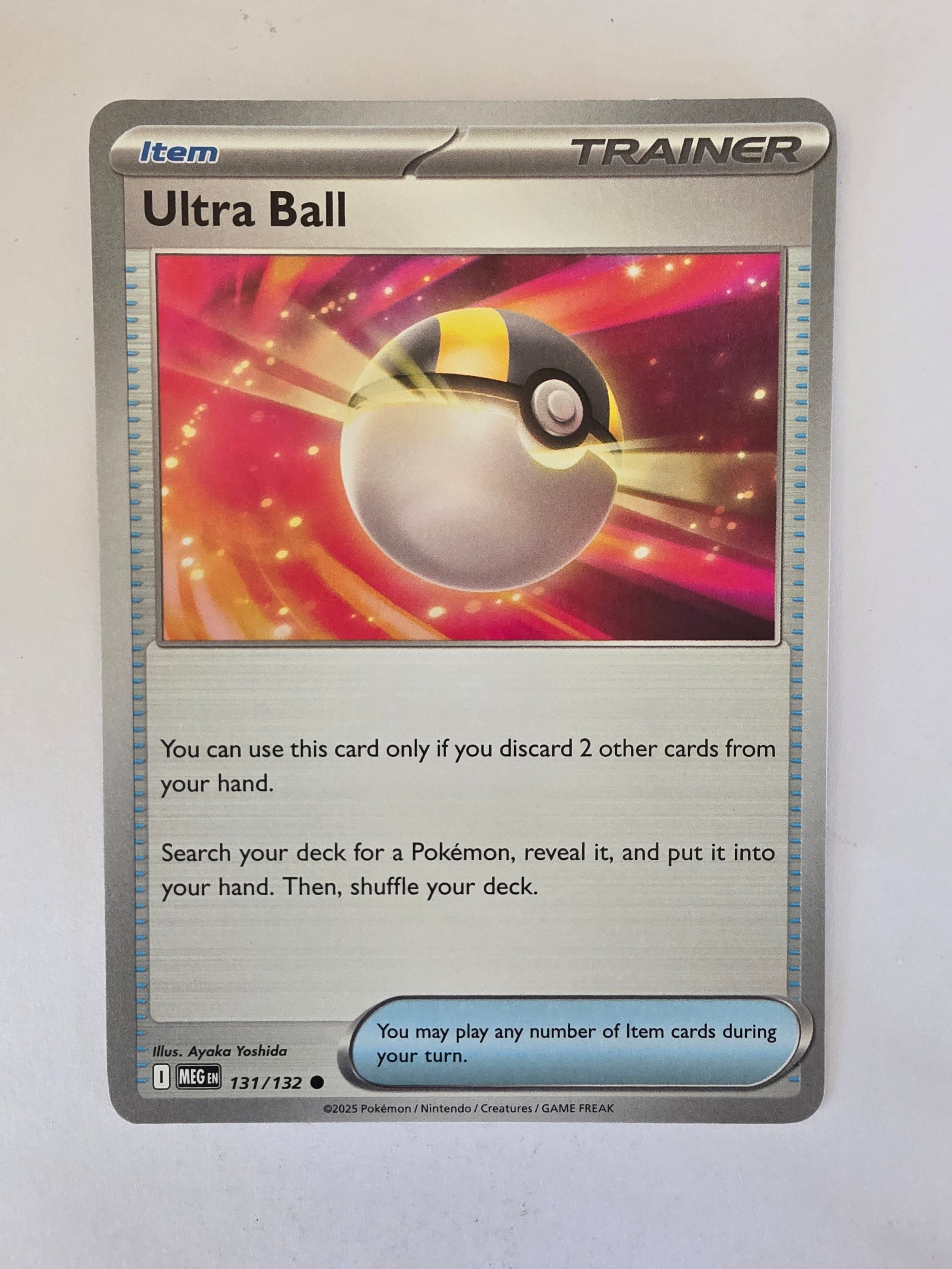 Pokemon TCG Mega Evolutions | #131/132 | Ultra Ball | Common