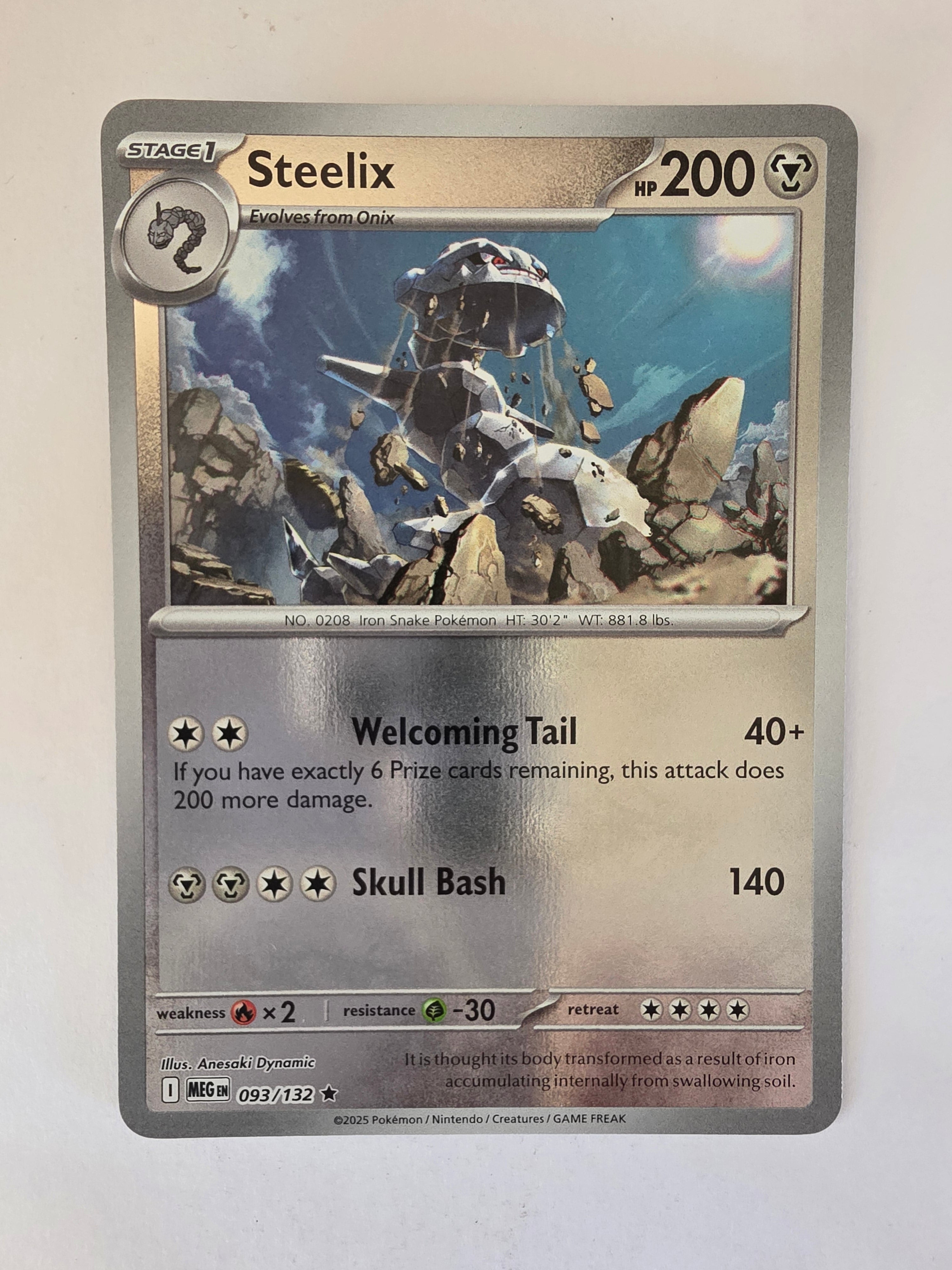 Trading card featuring a creature illustration on a white background