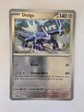 Pokémon trading card featuring Dialga on a white background